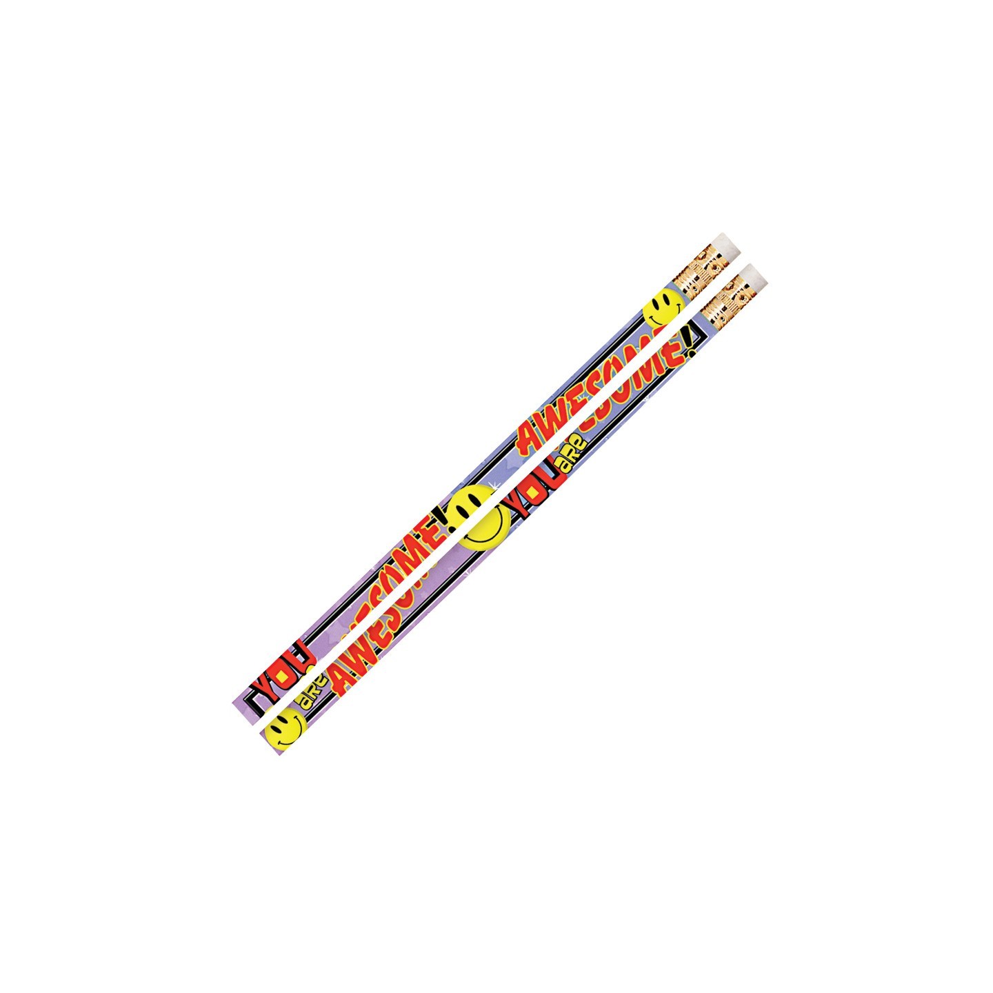 Musgrave Pencil Company You Are Awesome Motivational Pencils, 12 Per Pack, 12 Packs
