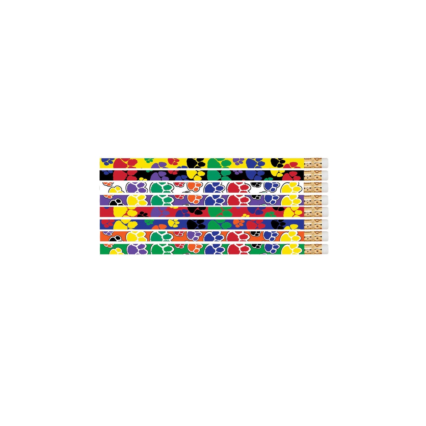 Musgrave Pencil Company Paw Power Motivational Pencils, 12 Per Pack, 12 Packs