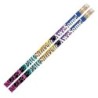 Musgrave Pencil Company Pawsitively Awesome Motivational Pencil, Pack of 12