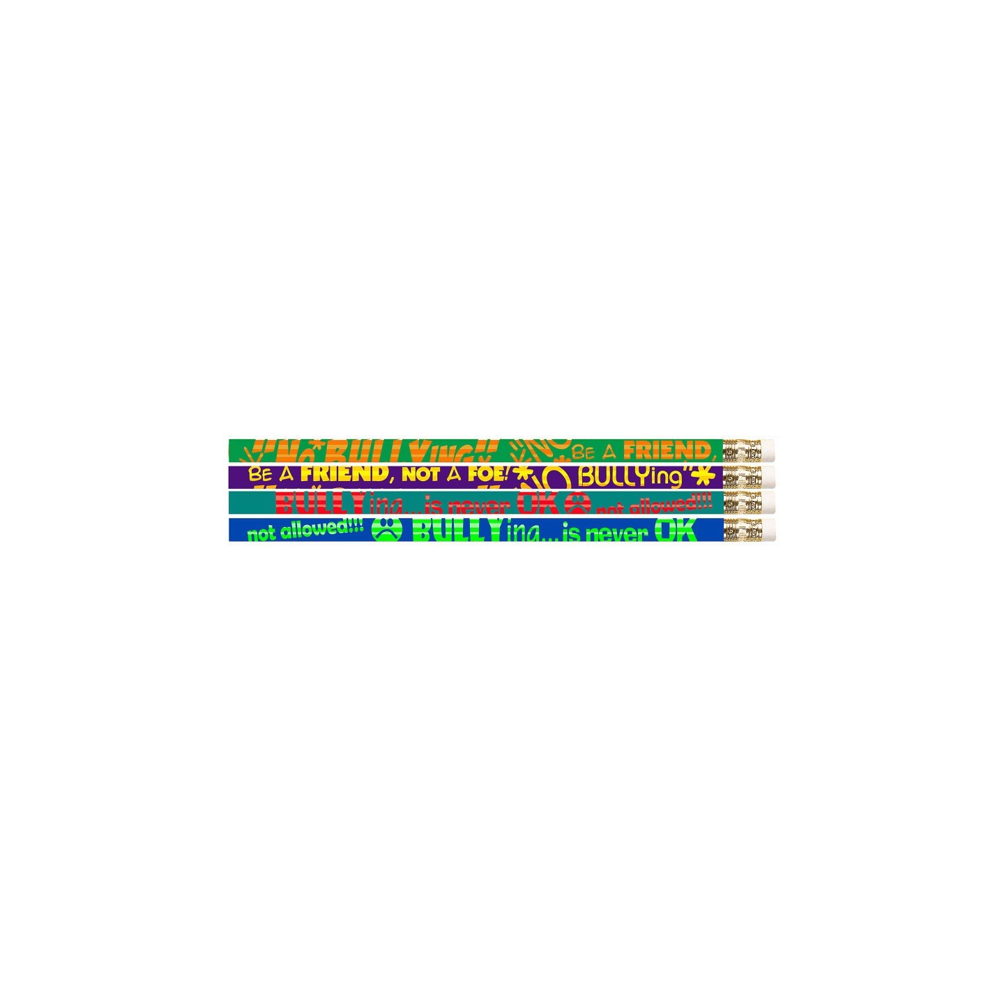 Musgrave Pencil Company No Bullying Motivational Pencils, Pack of 12
