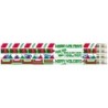 Musgrave Pencil Company Happy Holidays From Your Teacher Motivational Pencils, Pack of 12