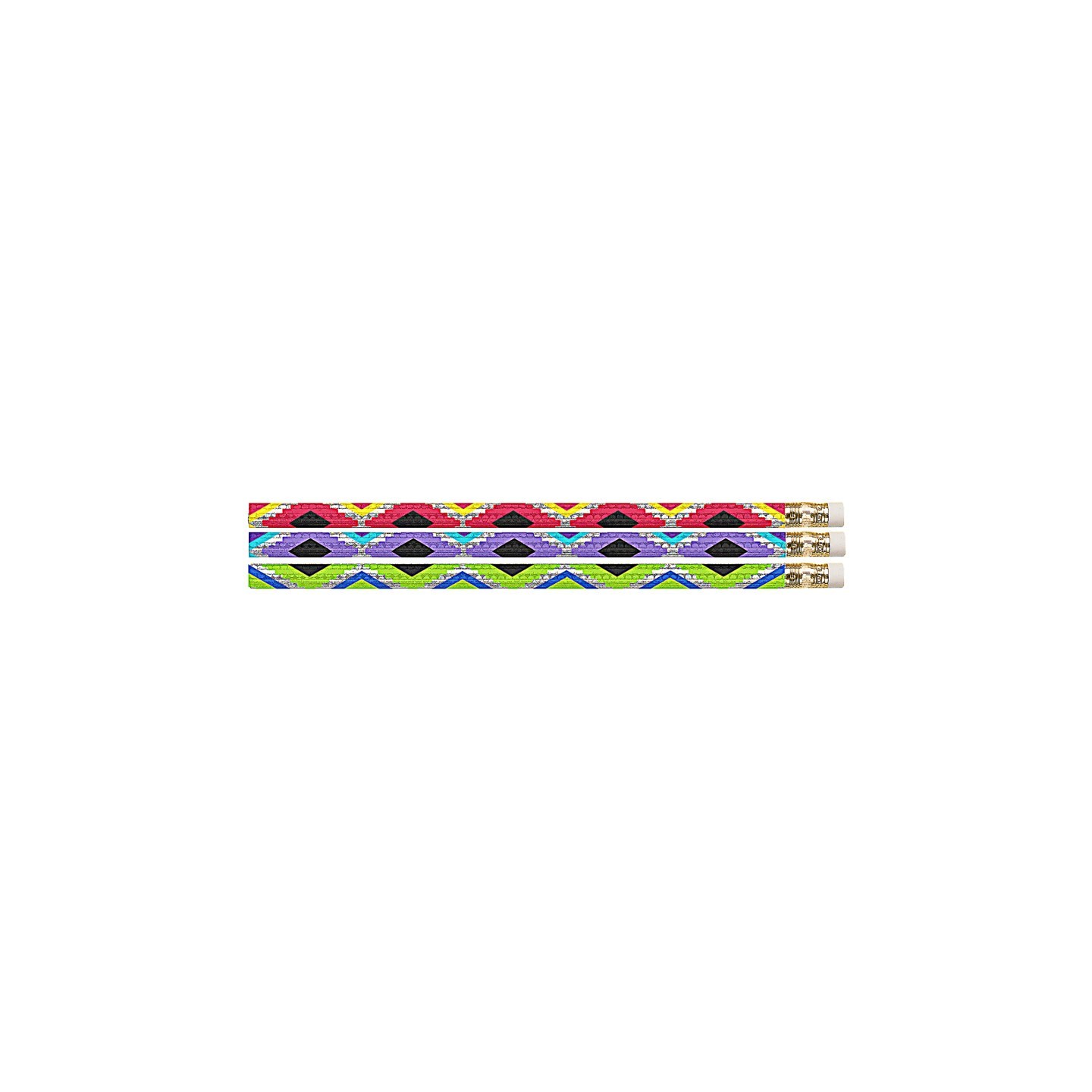 Musgrave Pencil Company Geometric Glitz Pencil, Pack of 144
