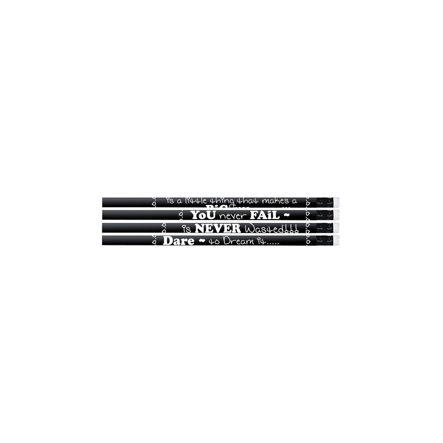 Musgrave Pencil Company Chalkboard Talk Motivational Pencil, Pack of 144