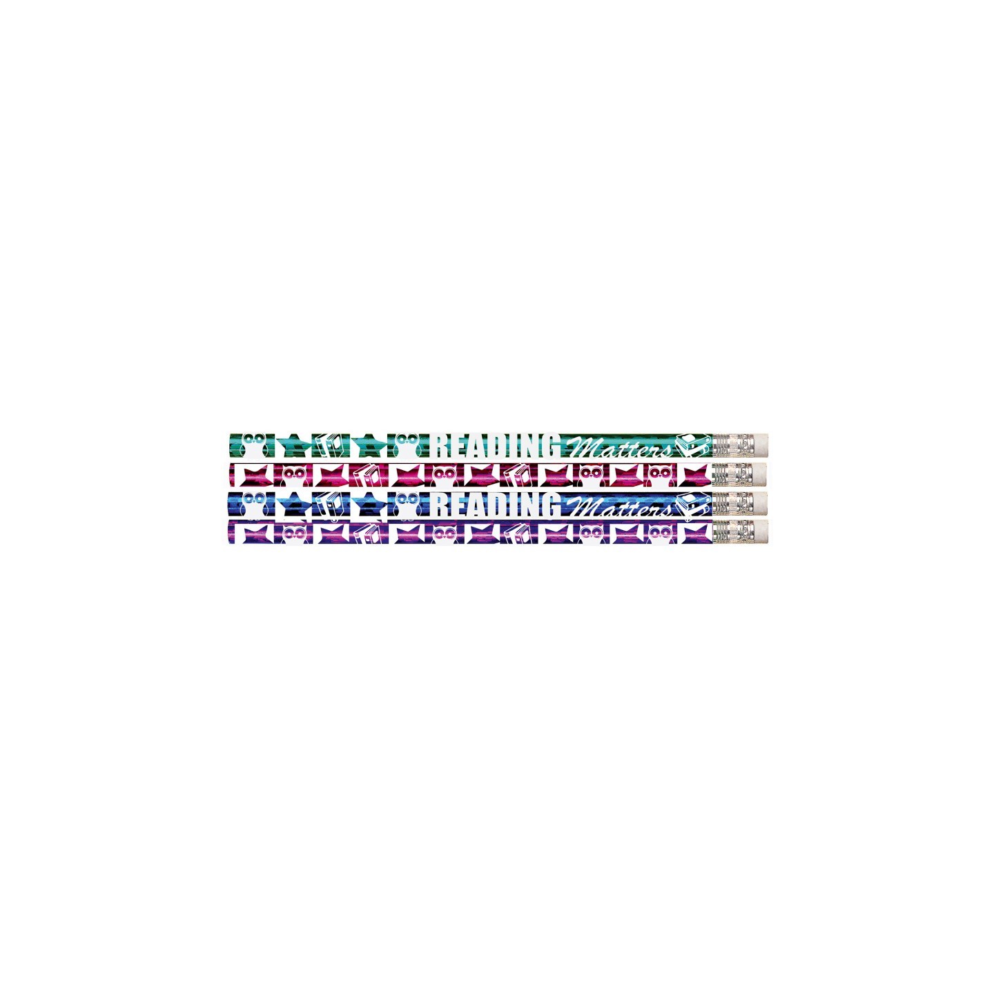 Musgrave Pencil Company Reading Matters Pencil, 12 Per Pack, 12 Packs