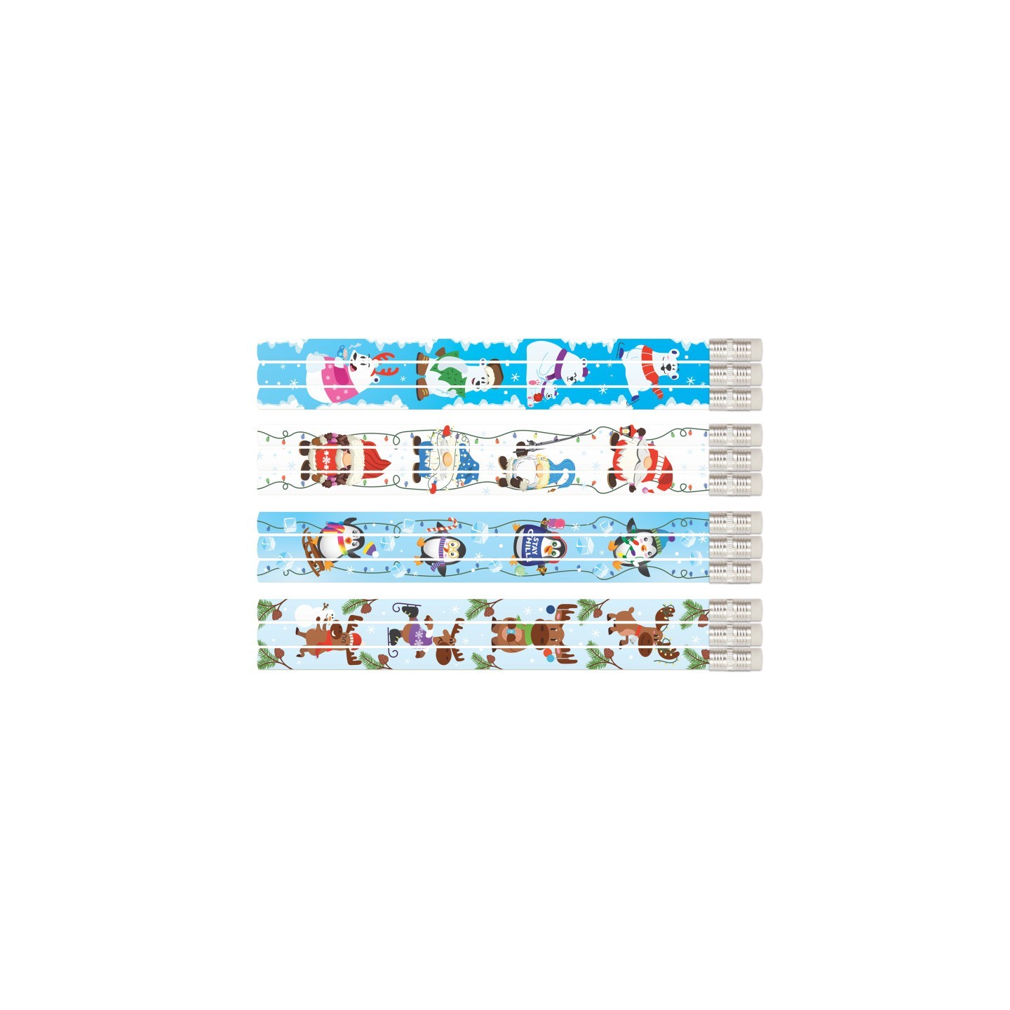Musgrave Pencil Company Winter Adventure Pencil, Pack of 12