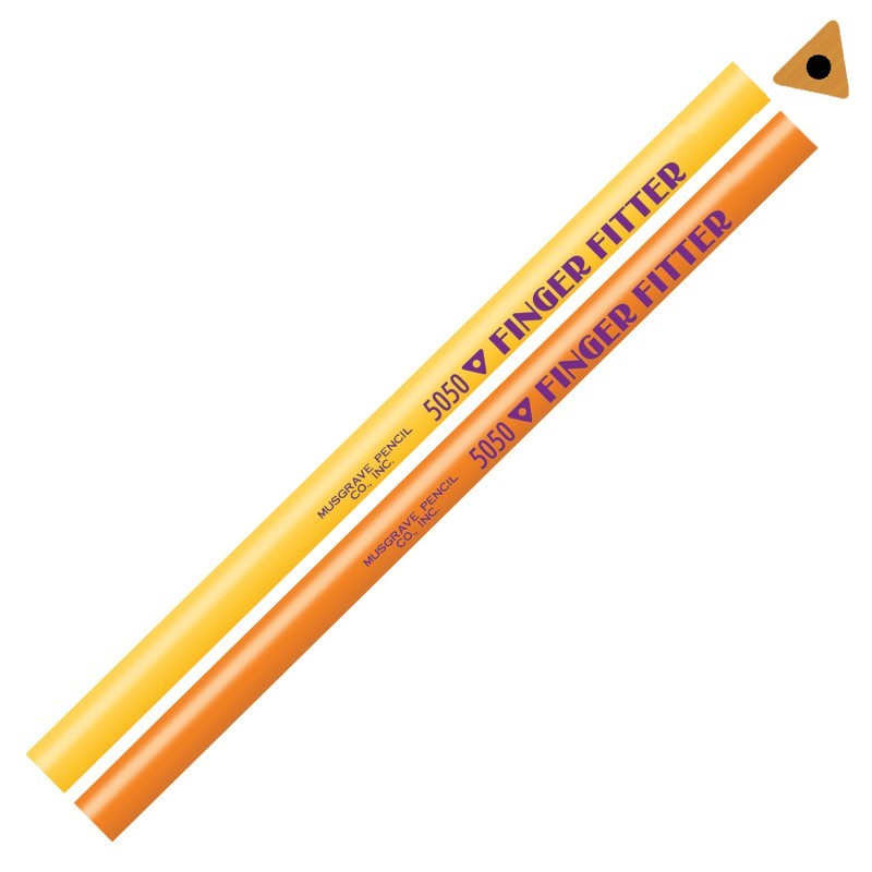 Musgrave Pencil Company Finger Fitter Pencils, No Eraser, Pack of 12