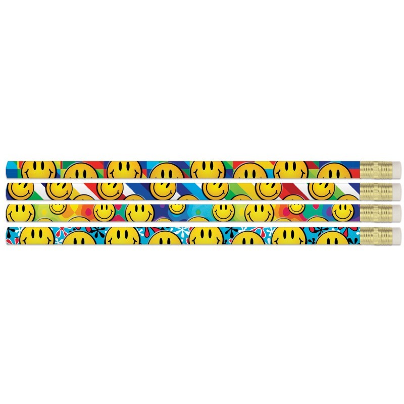 Musgrave Pencil Company Smiley Sensations Pencils, Pack of 12