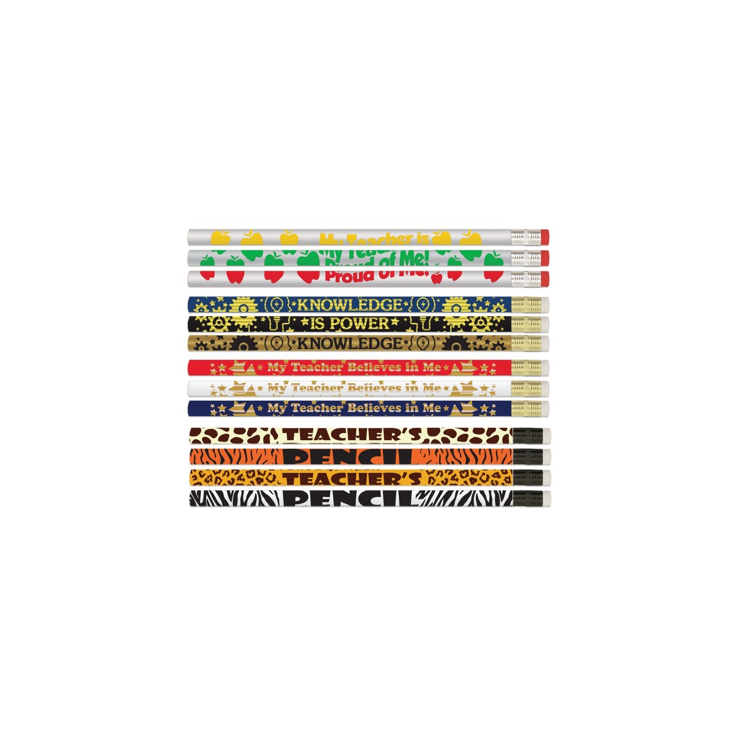 Musgrave Pencil Company Teacher Rewards Pencils Assortment, Pack of 144