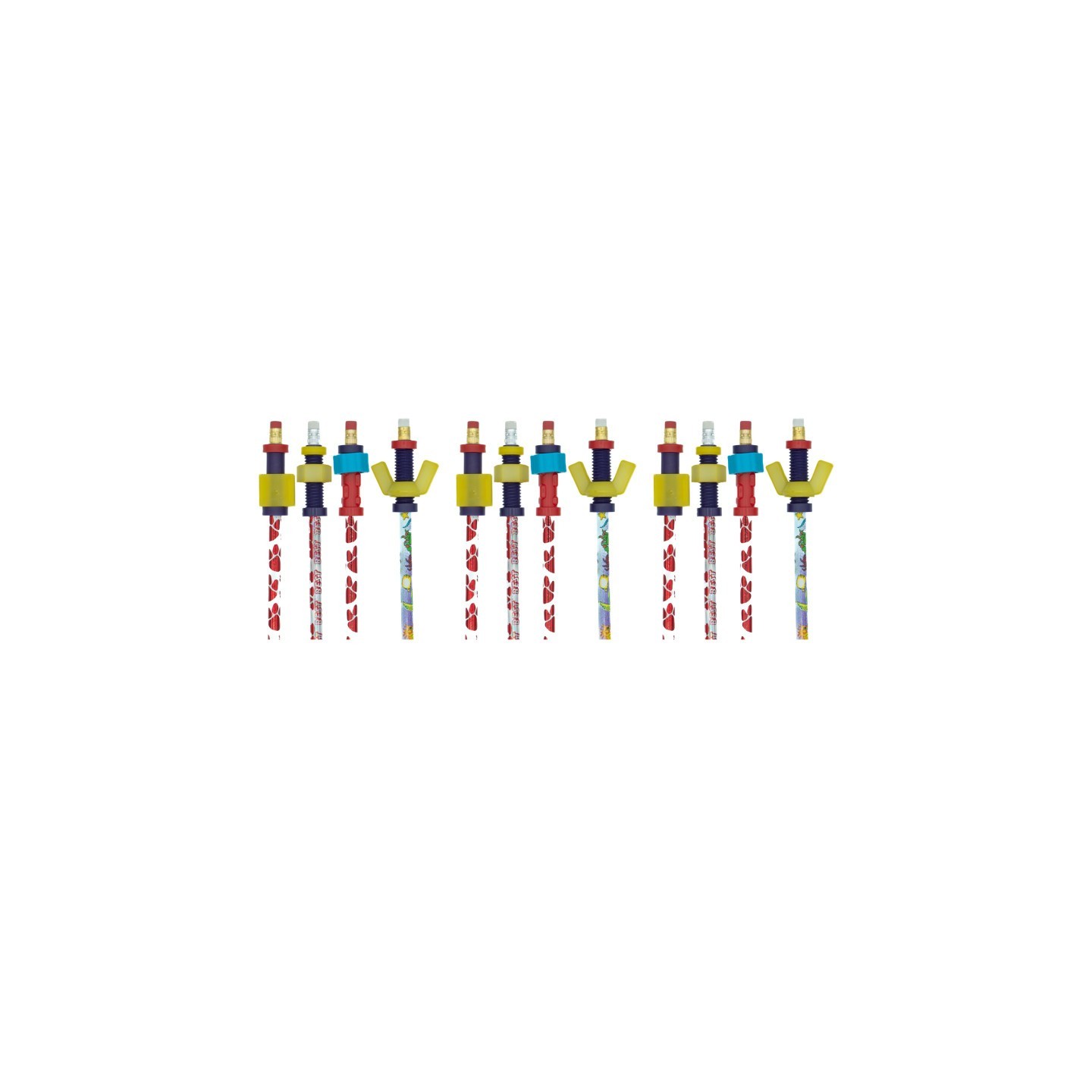 Musgrave Pencil Company Pencils Fidgets, 4 Per Pack, 3 Packs