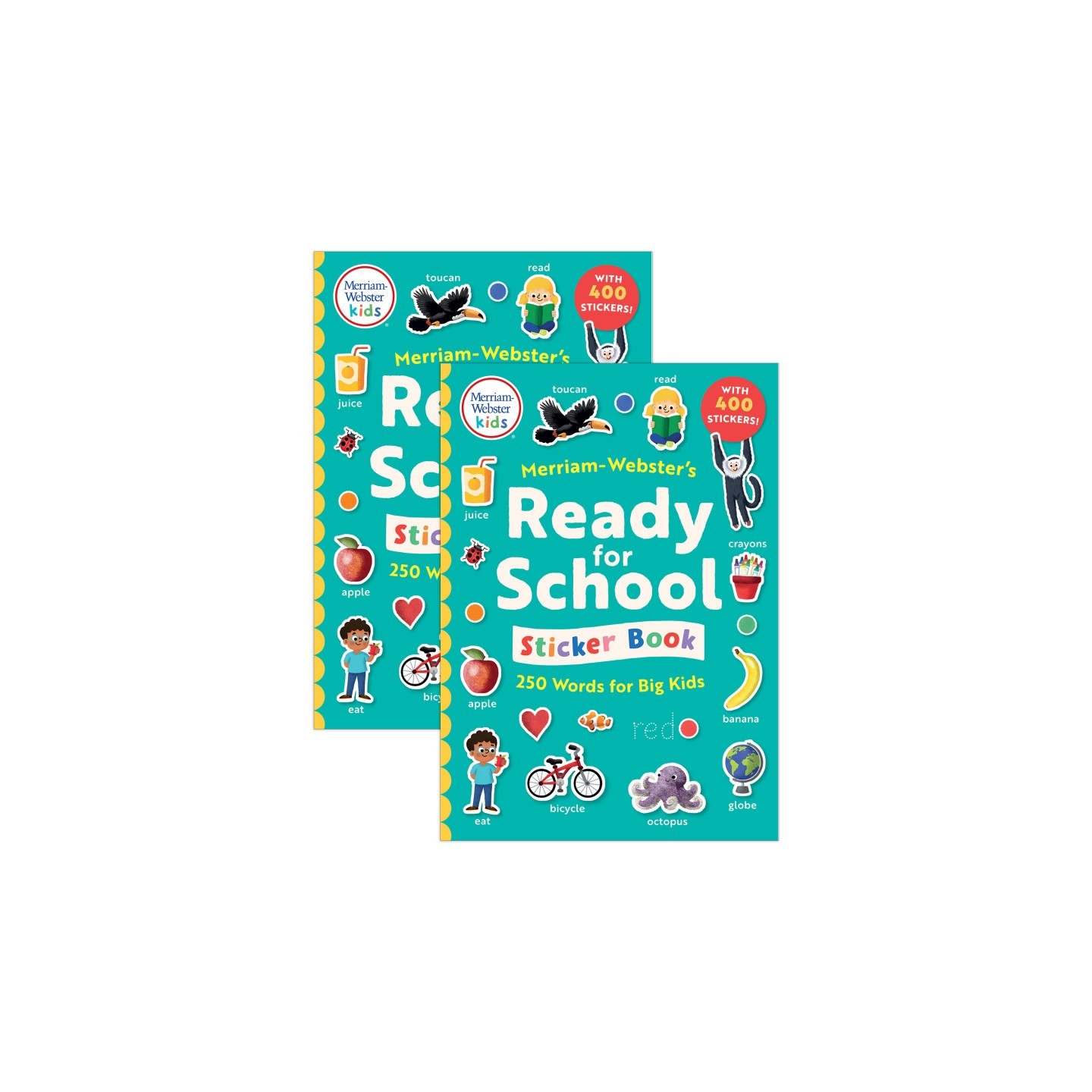 Merriam-Webster Merriam-Webster's Ready-for-School Sticker Book, Pack of 2