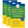 Merriam-Webster Merriam-Webster's Word-for-Word Spanish-English Dictionary, Pack of 3