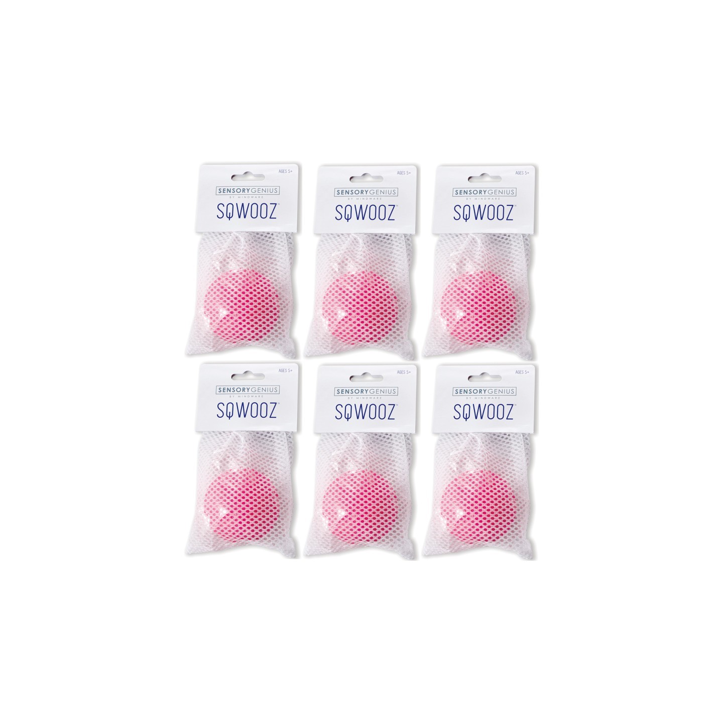 Sensory Genius Sqwooz™ Stress Ball, Pack of 6