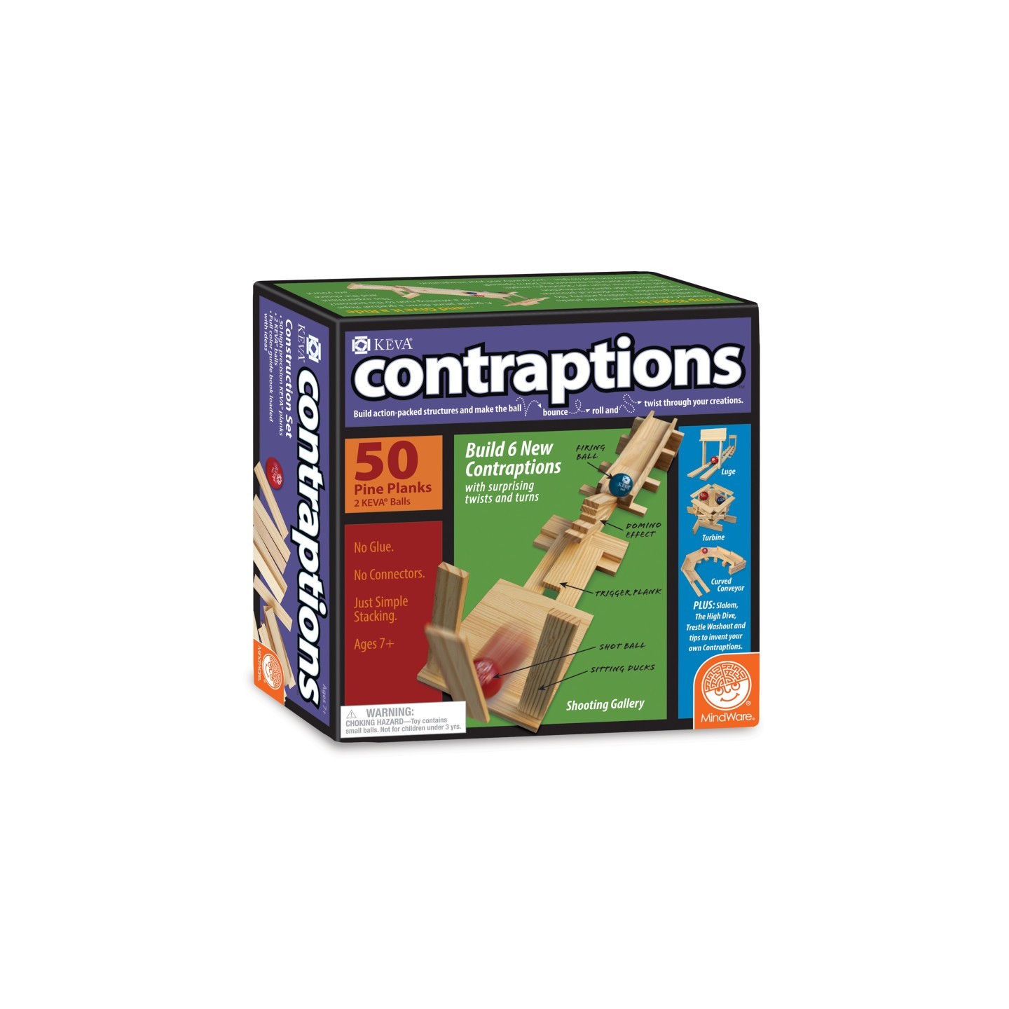 MindWare® KEVA® Contraptions Plank Building Set, 50 Pieces