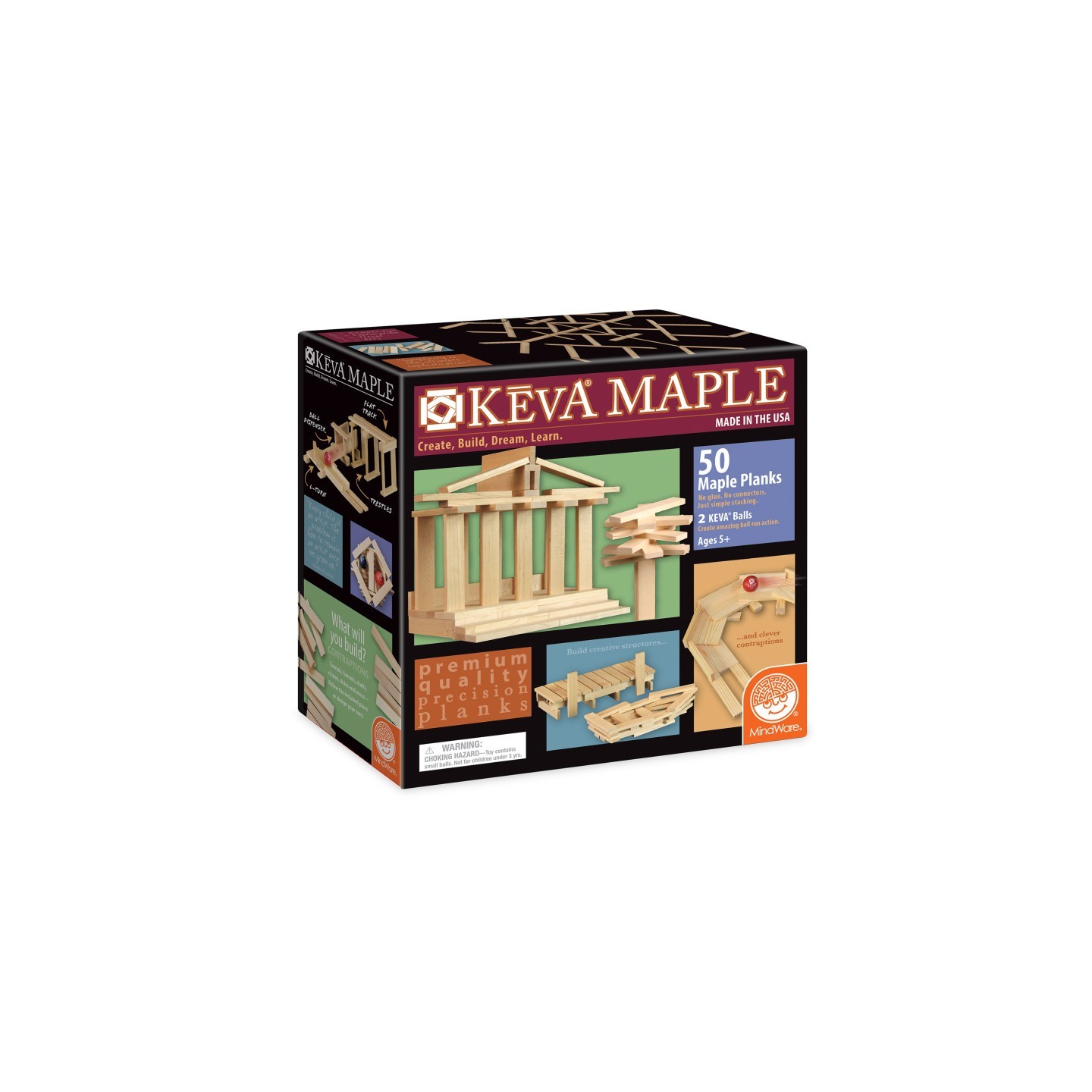 KEVA® Maple Plank Set, 50 Plank Set