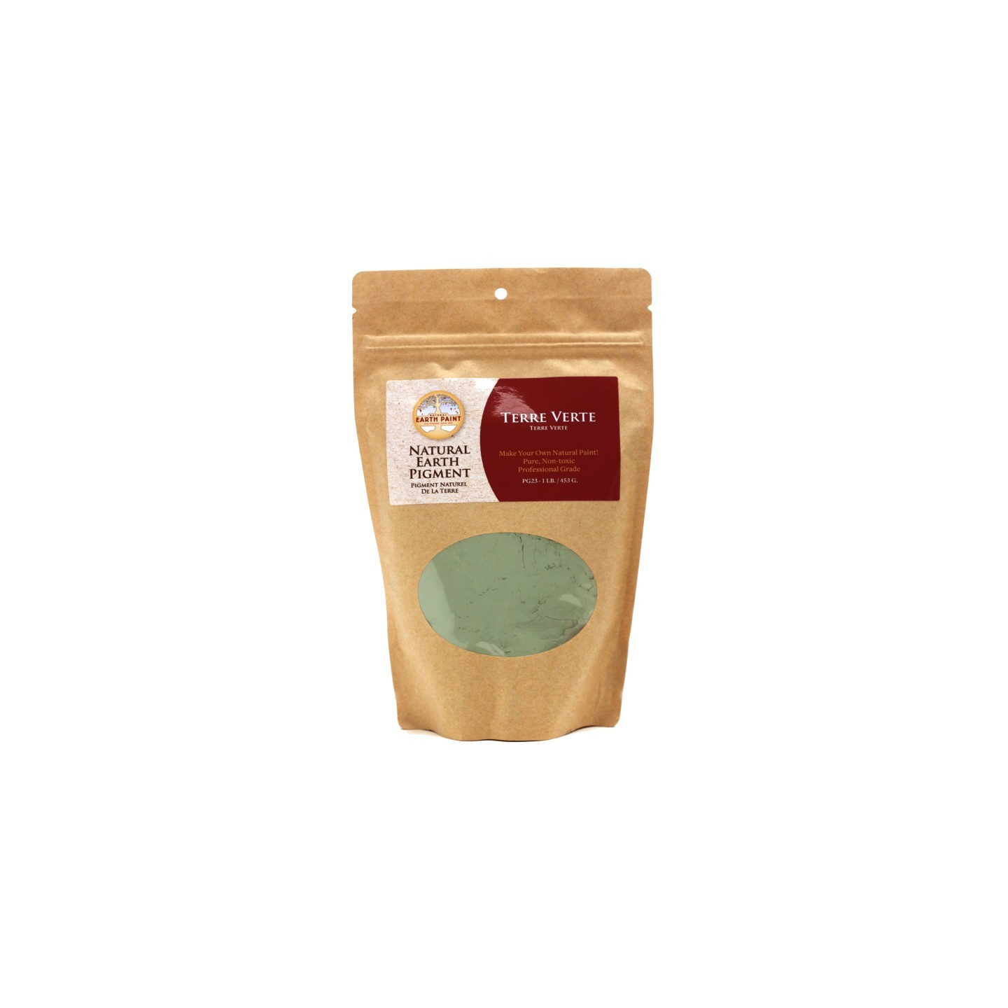 Natural Earth Paint Earth & Mineral Pigments, Terre Verte, 1 lb