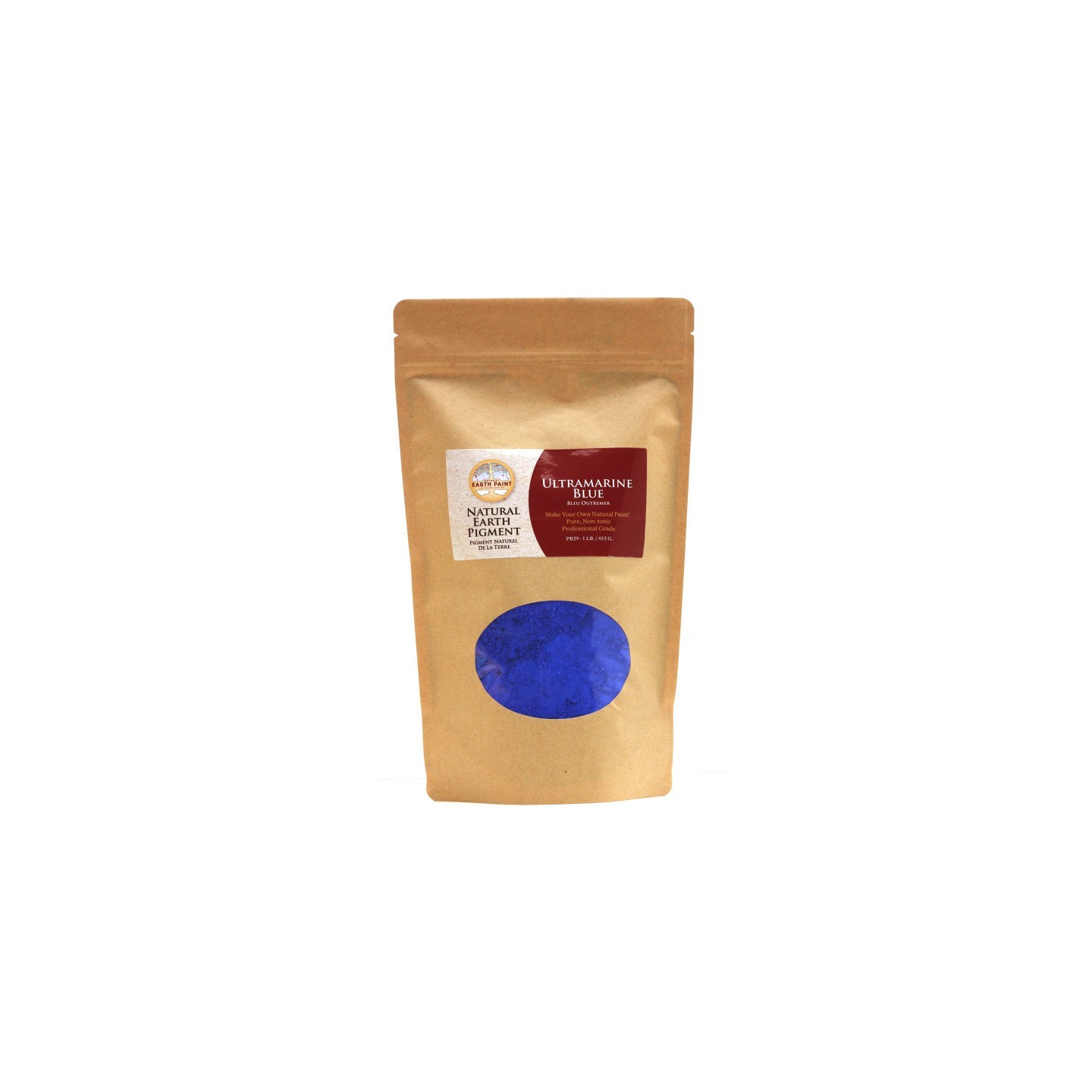 Natural Earth Paint Earth & Mineral Pigments, Ultramarine Blue, 1 lb