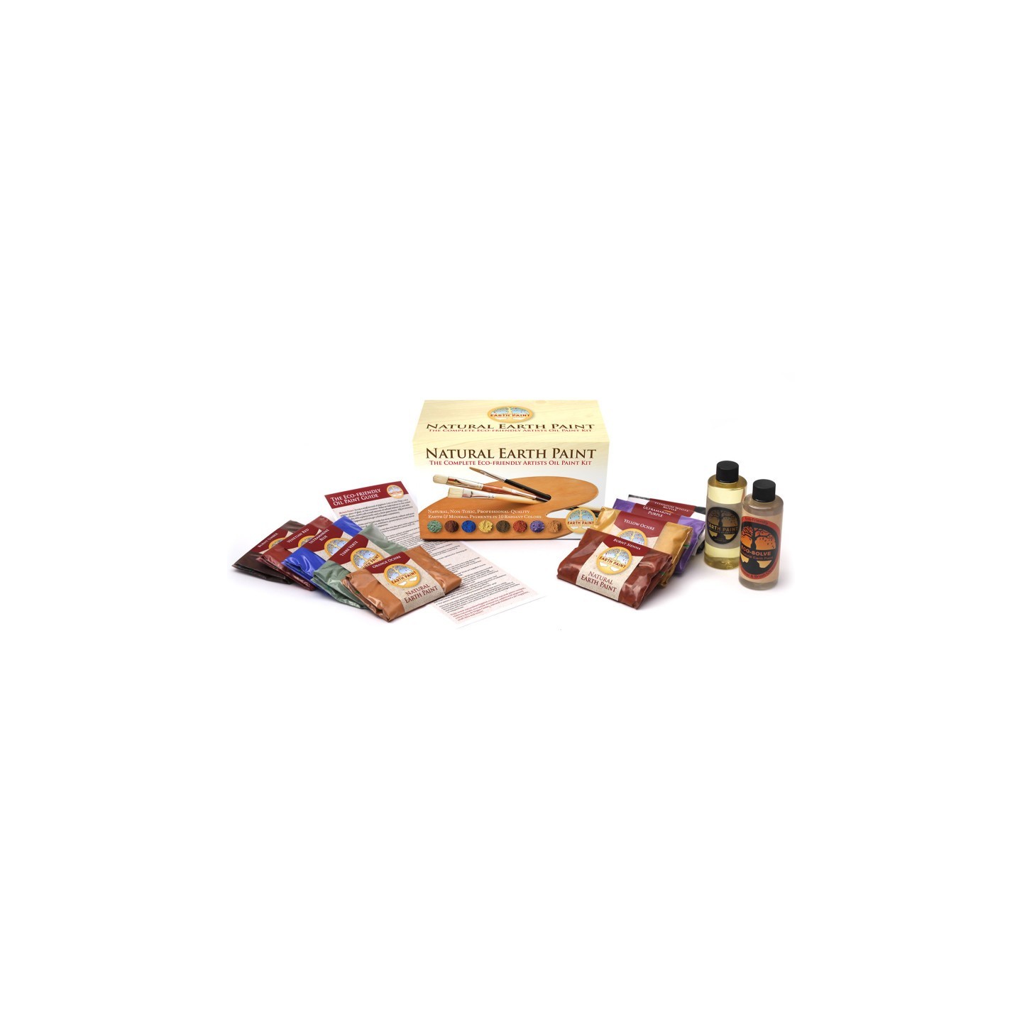 Natural Earth Paint The Complete Eco-Friendly Oil Paint Kit