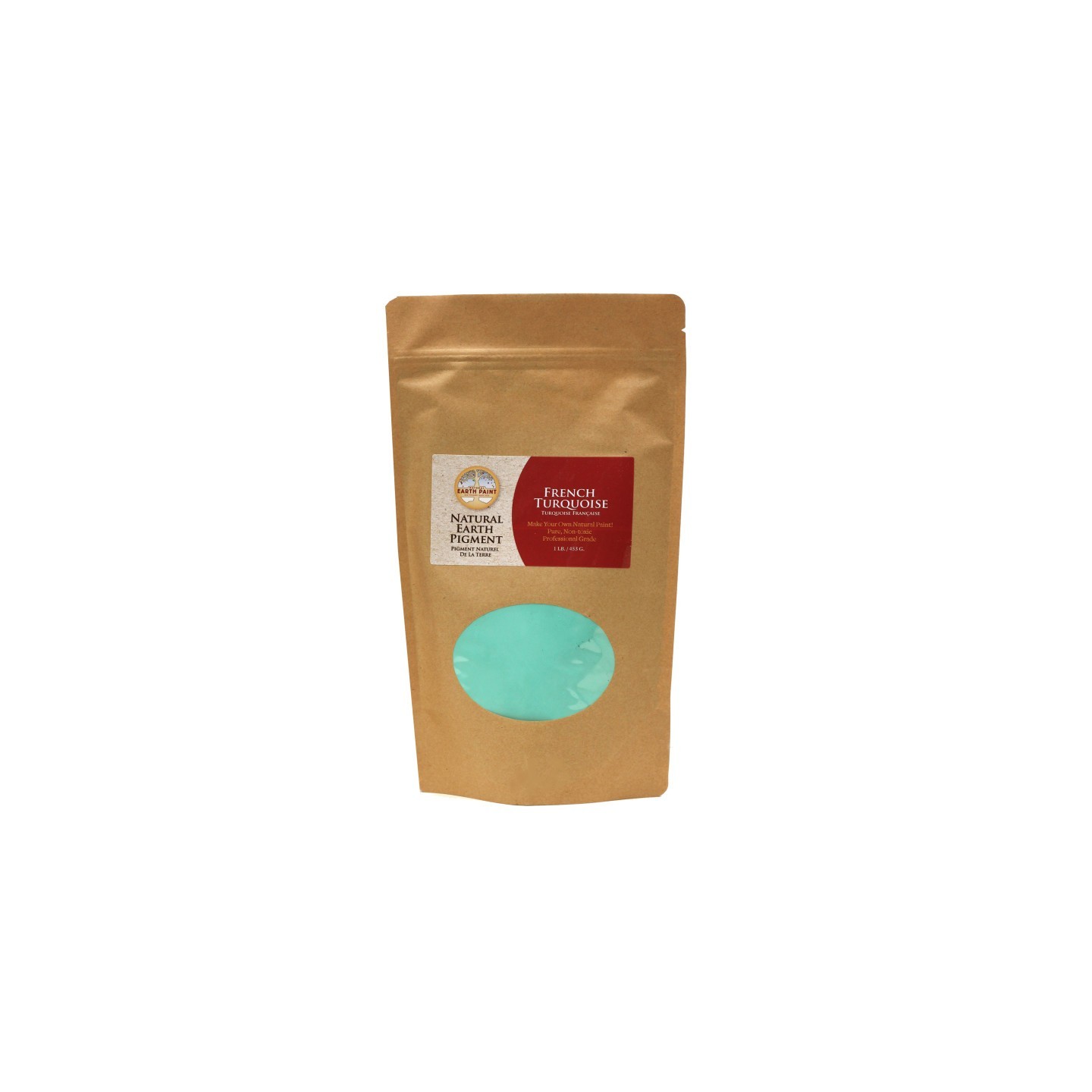 Natural Earth Paint Earth & Mineral Pigments, French Turquoise, 1 lb