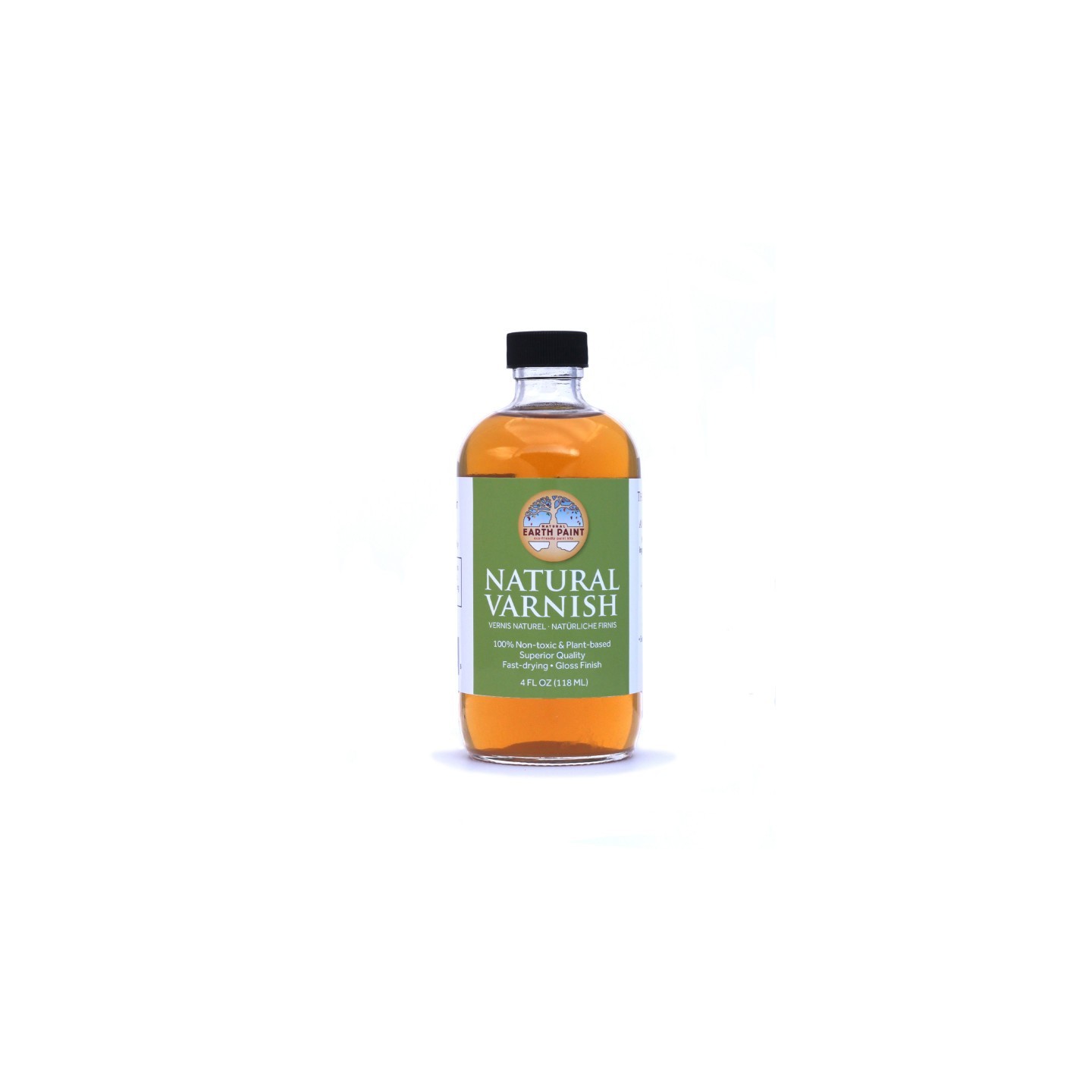 Natural Earth Paint Natural Varnish, 4 oz