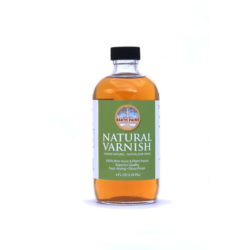 Natural Earth Paint Natural Varnish, 8 oz