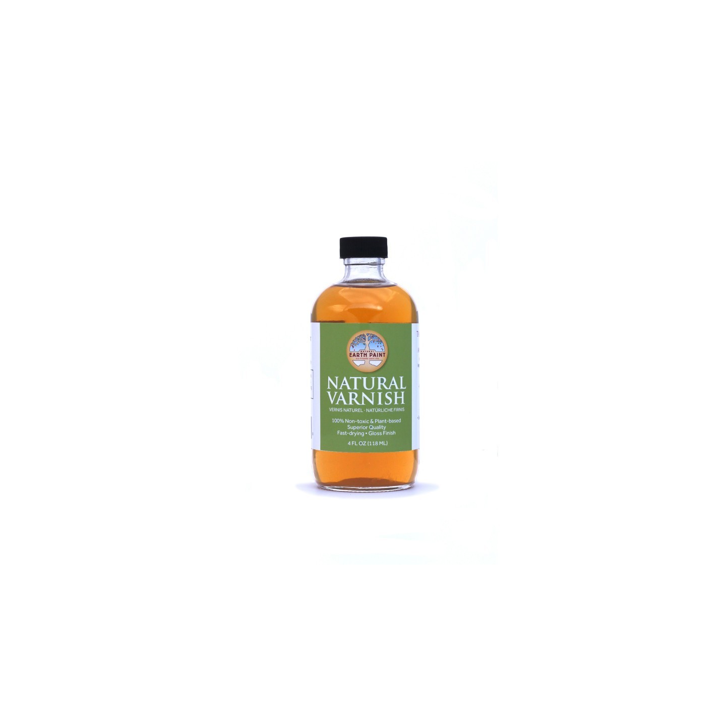 Natural Earth Paint Natural Varnish, 8 oz
