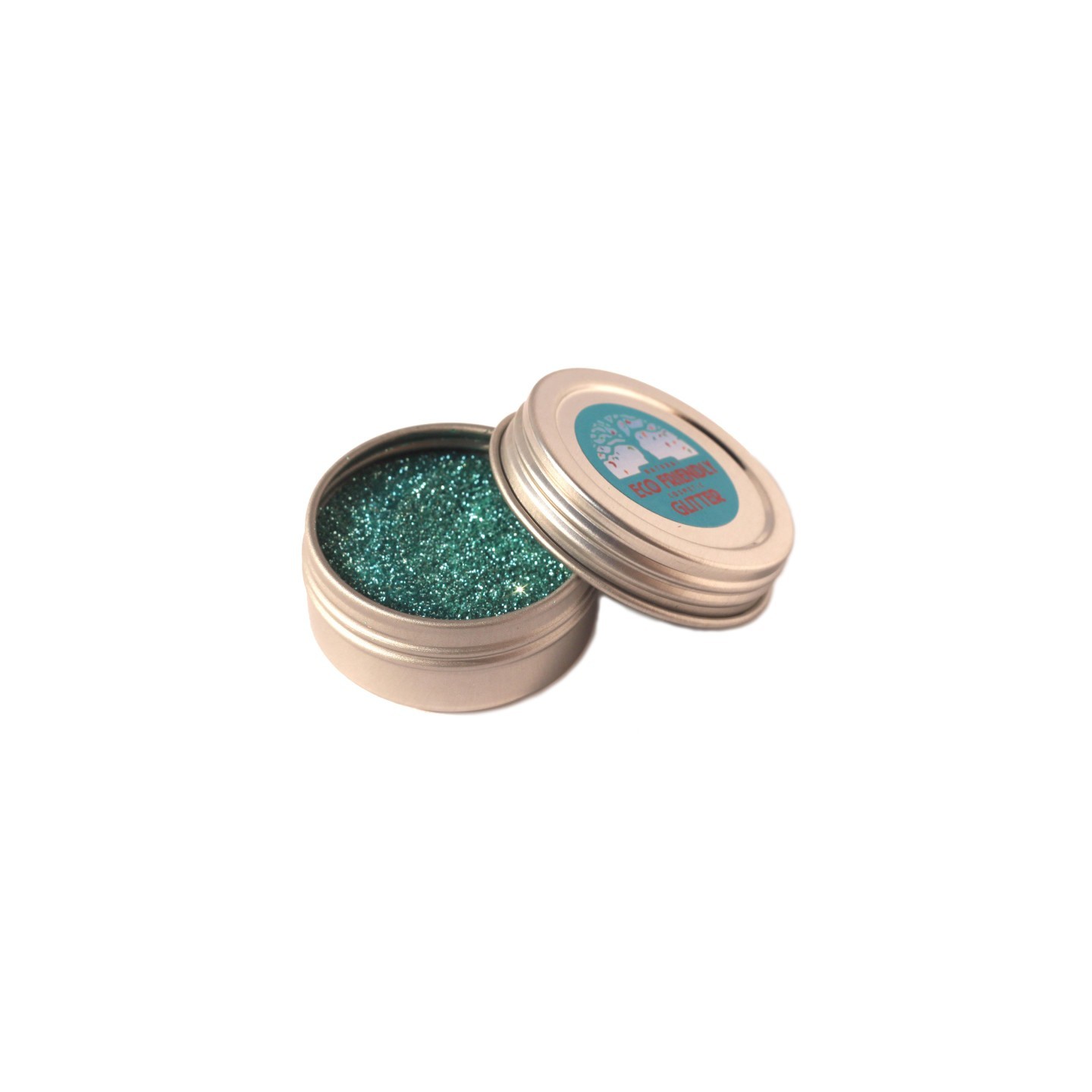Natural Earth Paint Eco-Friendly Cosmetic Glitter, Turquoise