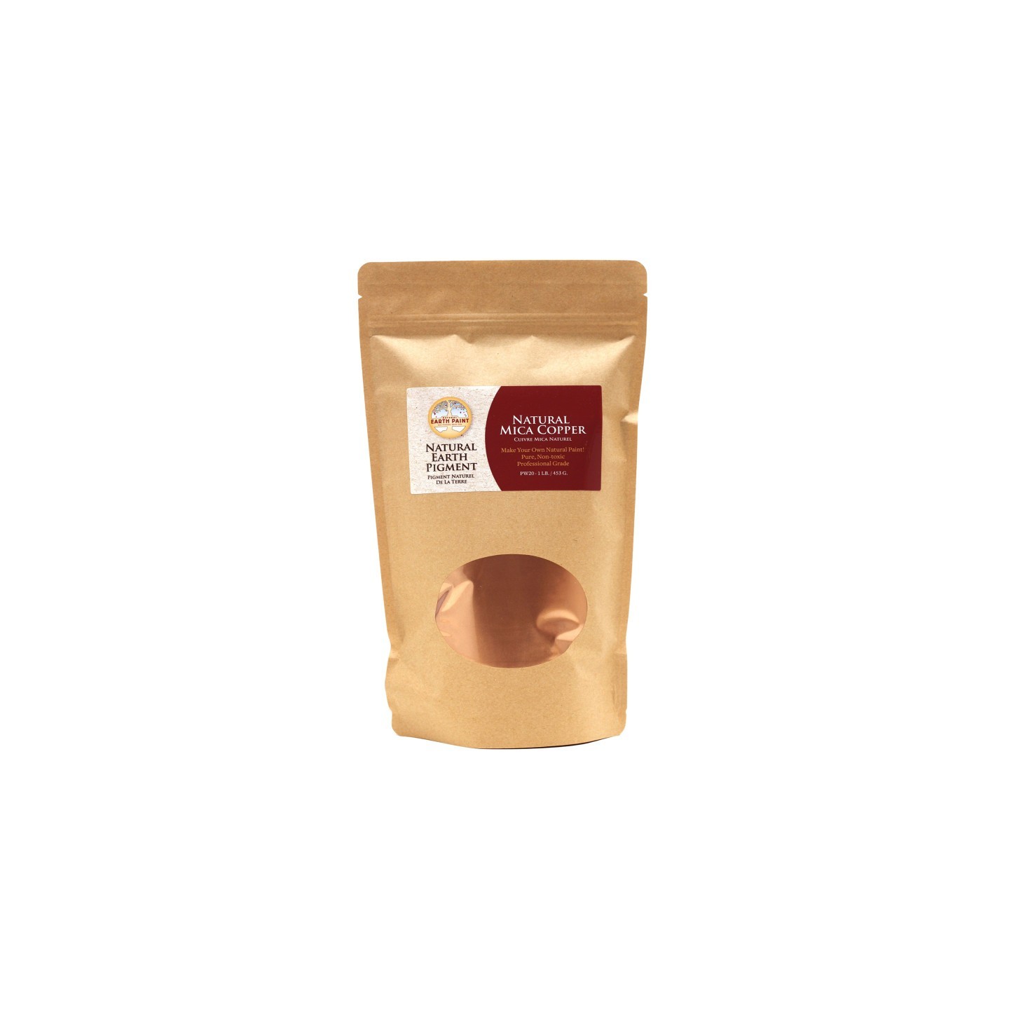 Natural Earth Paint Earth & Mineral Pigments, Natural Mica Copper, 1 lb