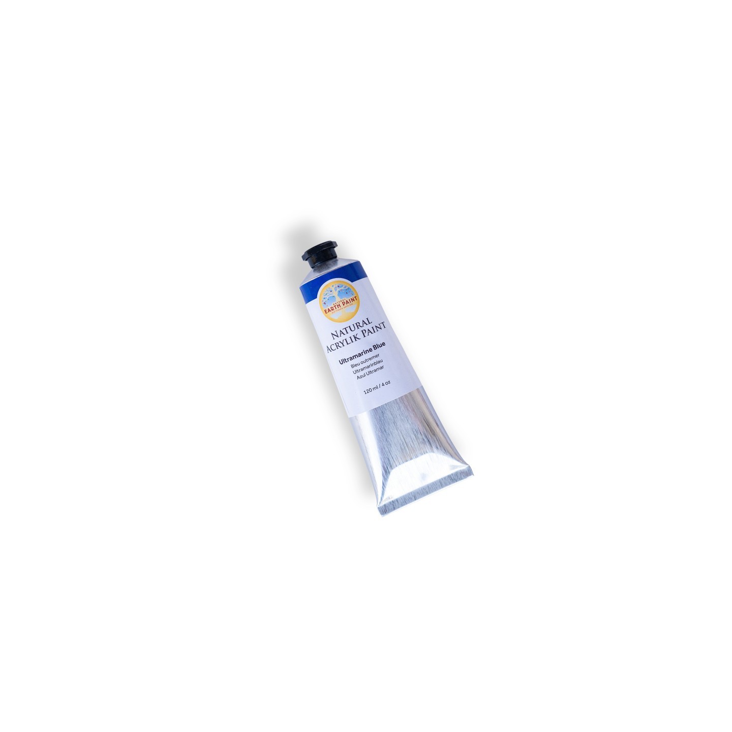 Natural Earth Paint Natural Acrylik Paint, Heavy Body, Ultramarine Blue, 4 oz