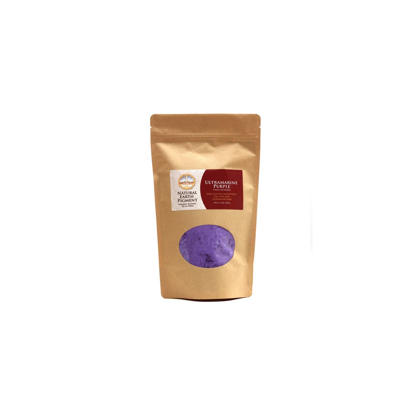 Natural Earth Paint Earth & Mineral Pigments, Ultramarine Purple, 1 lb