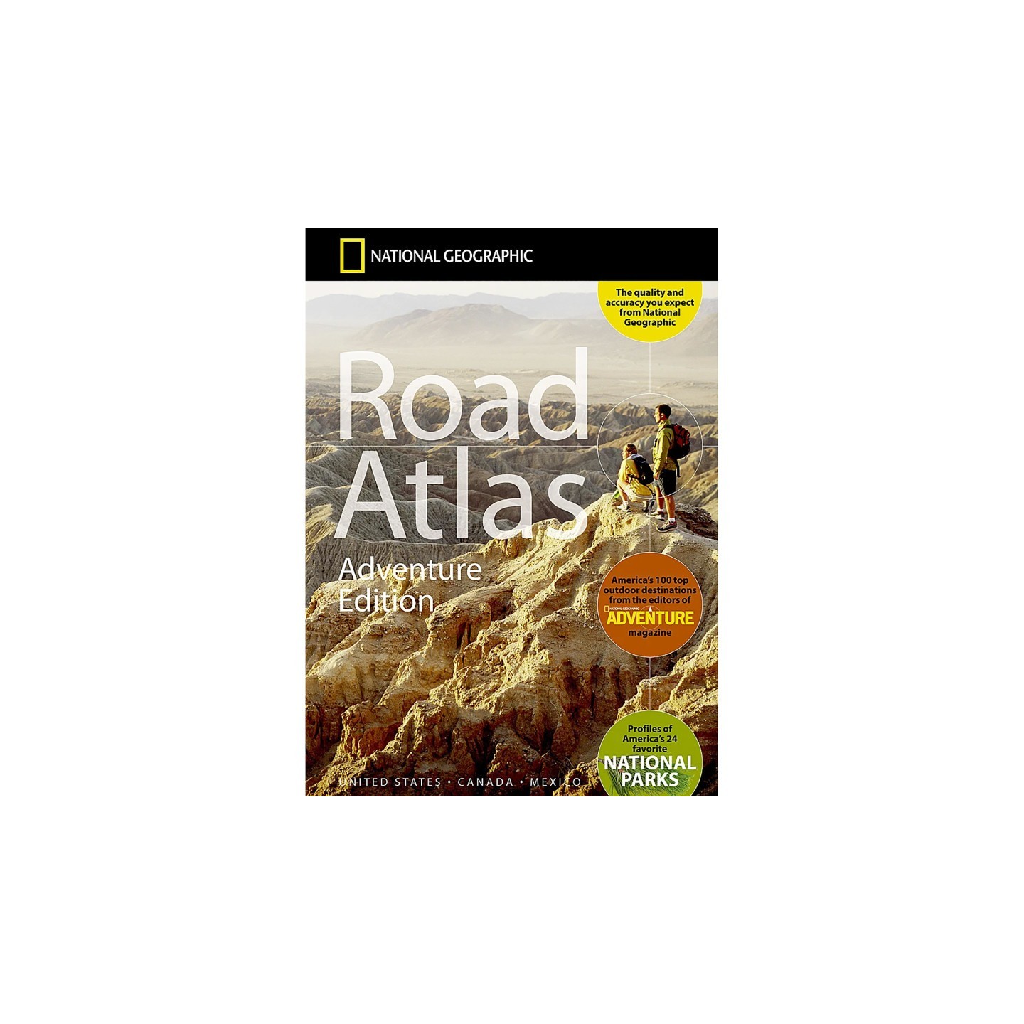National Geographic Road Atlas 2024: Adventure Edition, United States, Canada, Mexico, 11" x 15"