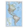 National Geographic The Americas Classic Map, Laminated