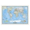 National Geographic World Classic Map, Laminated, 43.5" x 30.5"