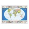 National Geographic The World for Kids Map, Laminated, 36" x 24"