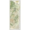 National Geographic Continental Divide Trail Map, Laminated, 18" x 48"