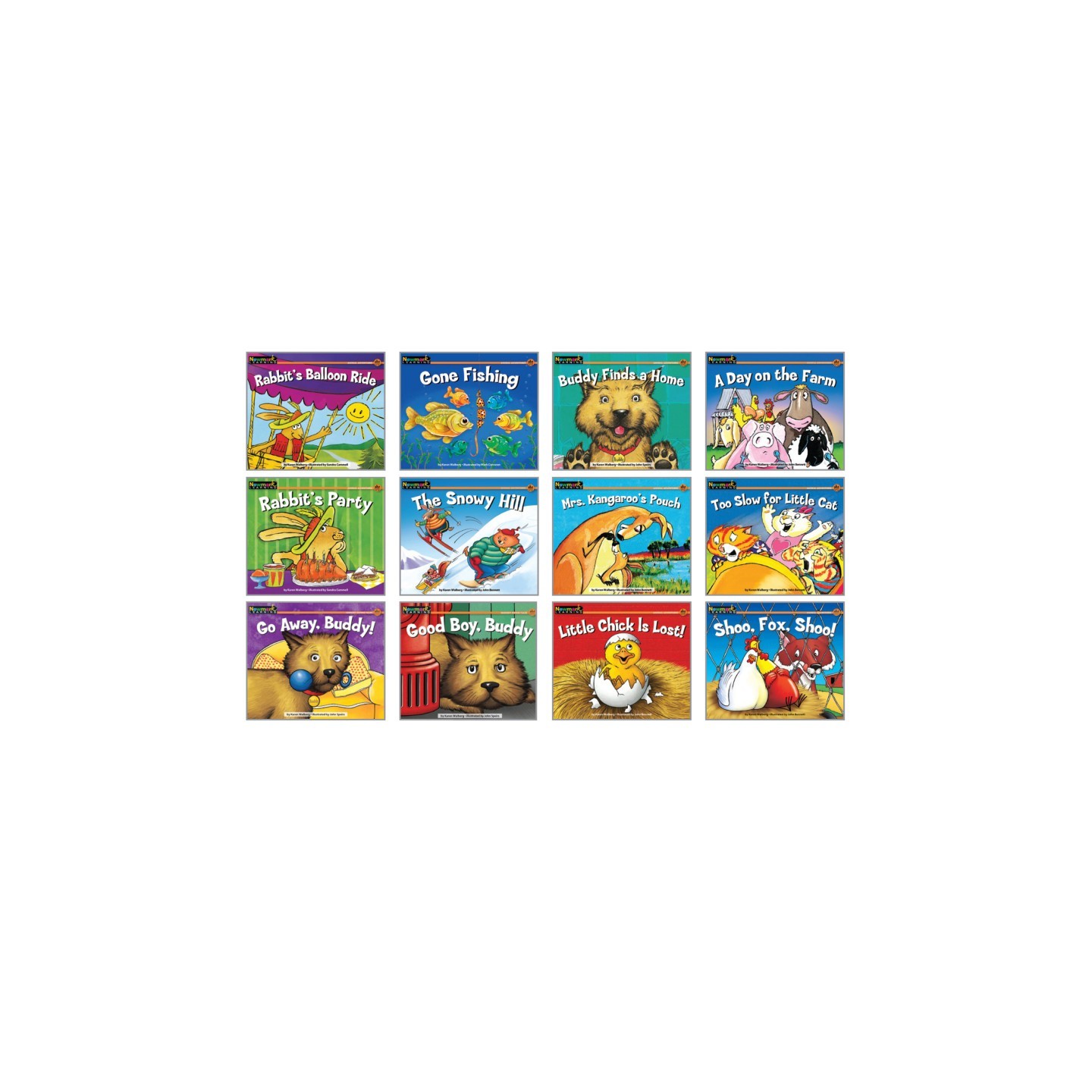 Newmark Learning Rising Readers Leveled Book, Fiction Set, Set of 12