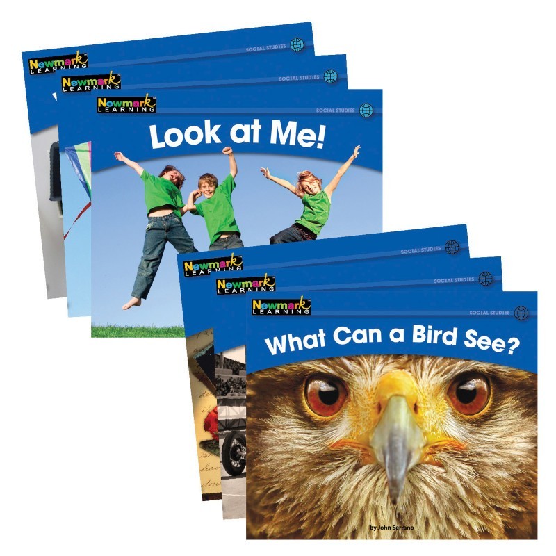 Newmark Learning Rising Readers Social Studies, Single-Copy, Set Volumes 1 and 2, Set of 24