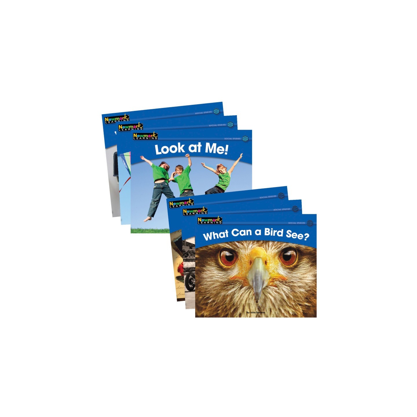 Newmark Learning Rising Readers Social Studies, Single-Copy, Set Volumes 1 and 2, Set of 24