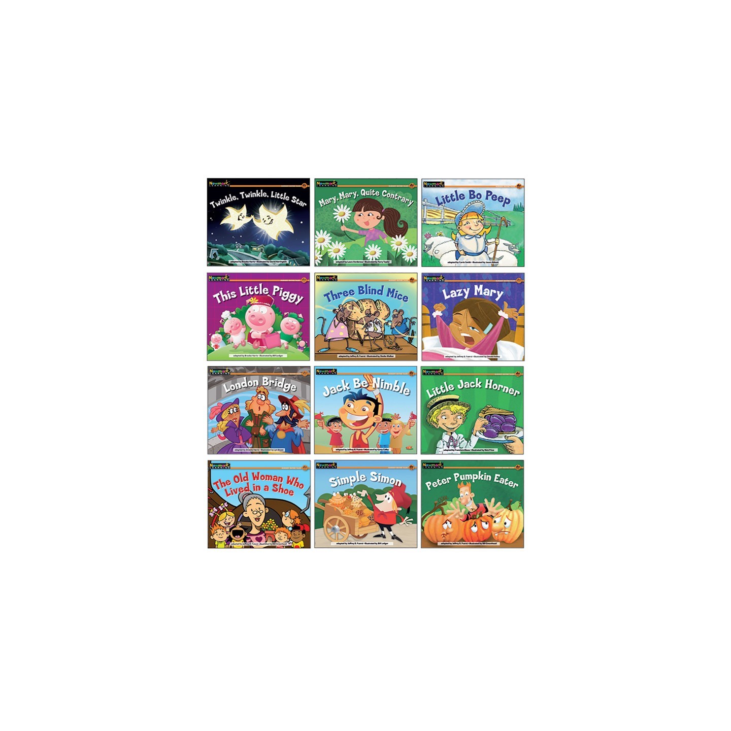 Newmark Learning Rising Readers Leveled Books: Nursery Rhyme Tales Set 2, English