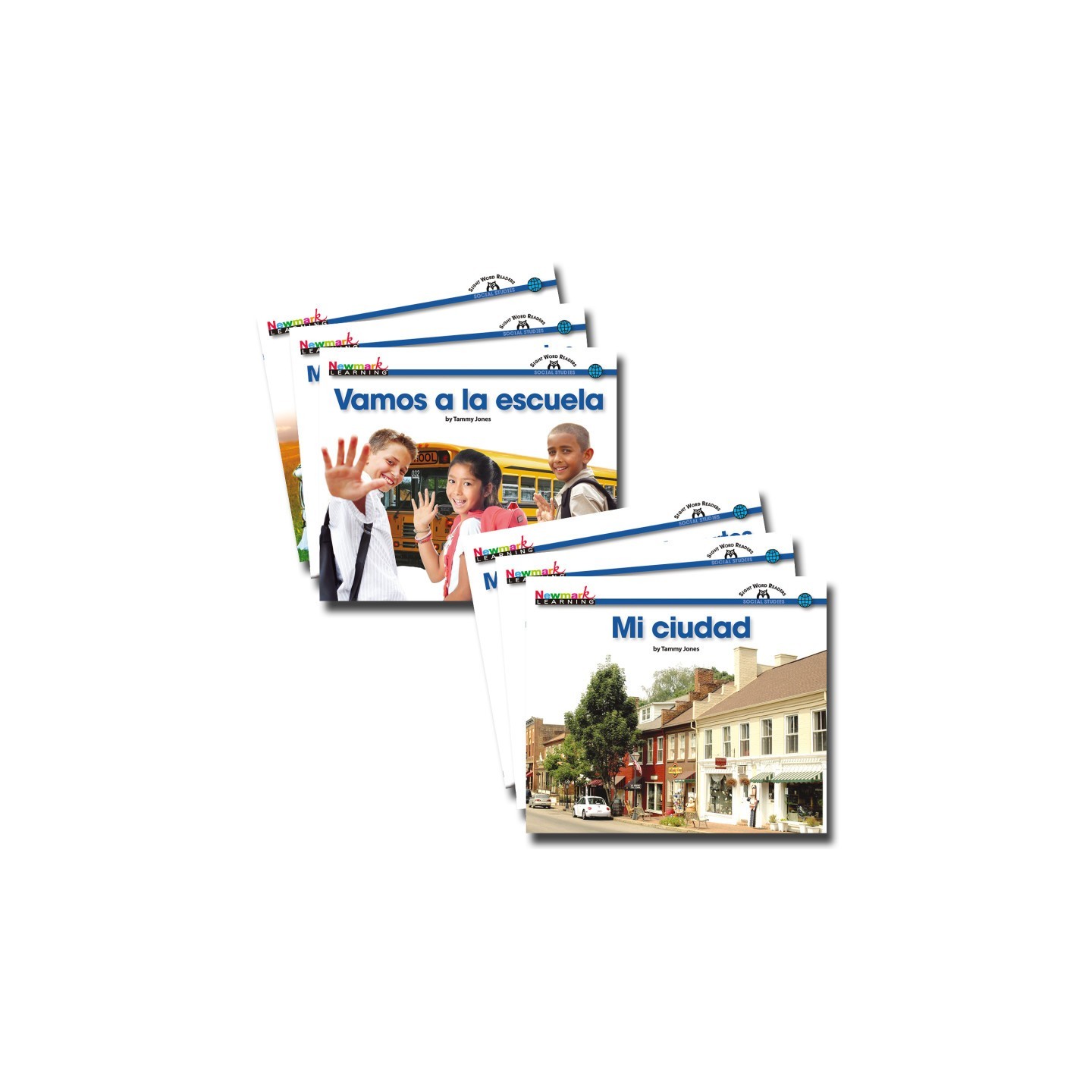 Newmark Learning En Español: Sight Word Reader Social Studies, Set of 16