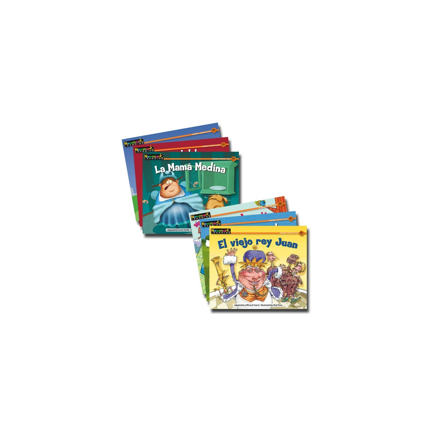 Newmark Learning Rising Readers Leveled Books: Nursery Rhyme Tales Set 1, Spanish