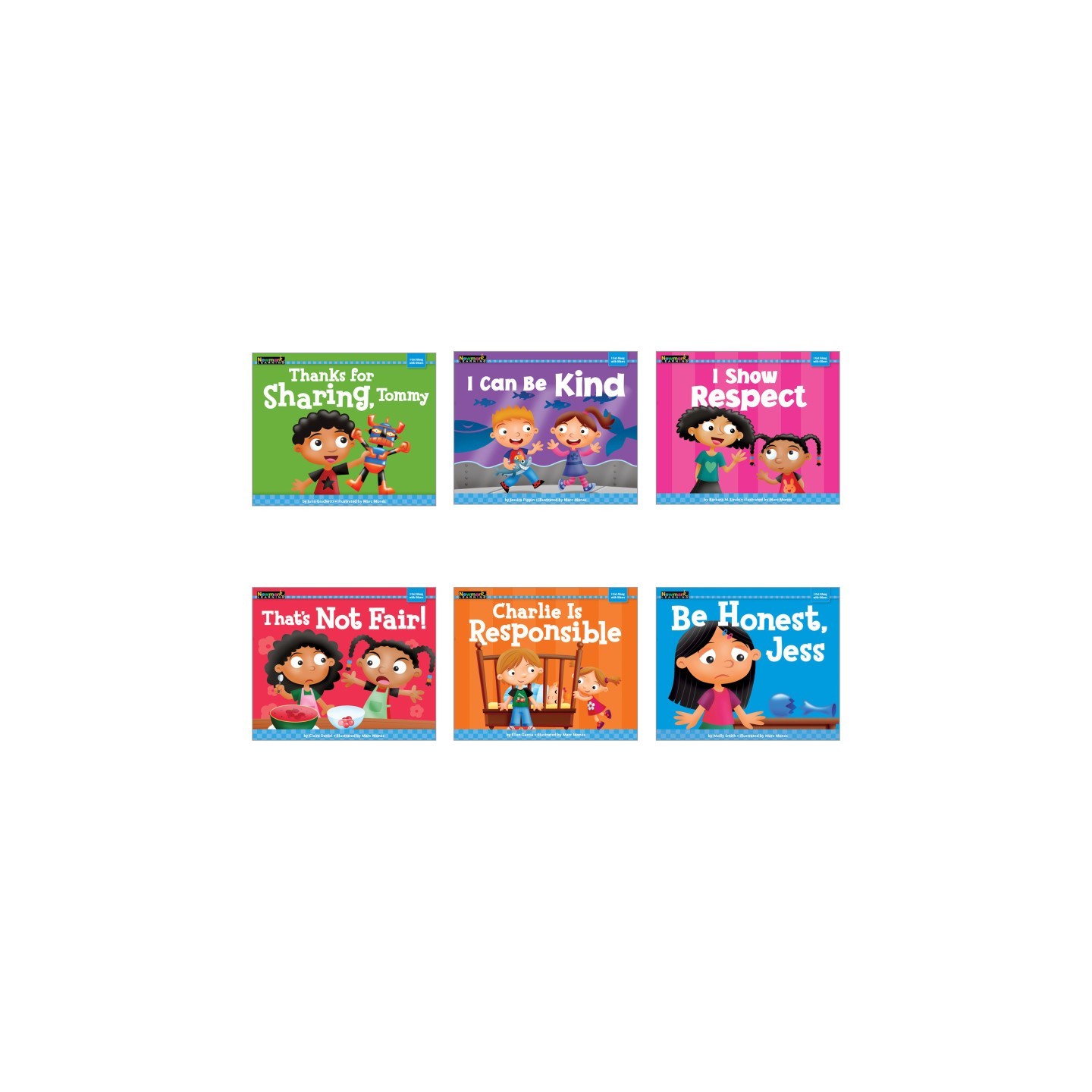 Newmark Learning MySELF Reader, I Get Along with Others, Small Book, Set of 6