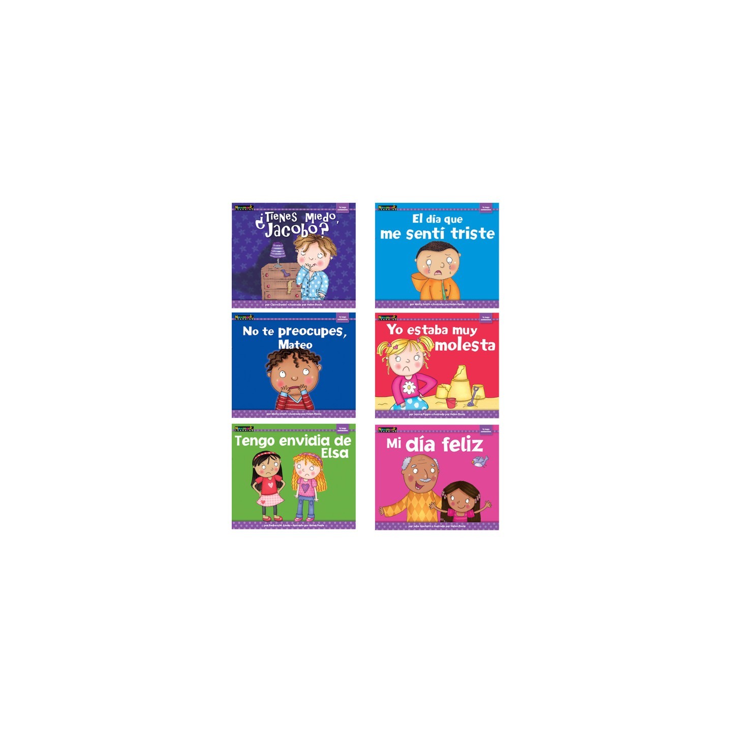 Newmark Learning MySELF Readers: I Have Feelings, Small Book, Spanish, Set of 6