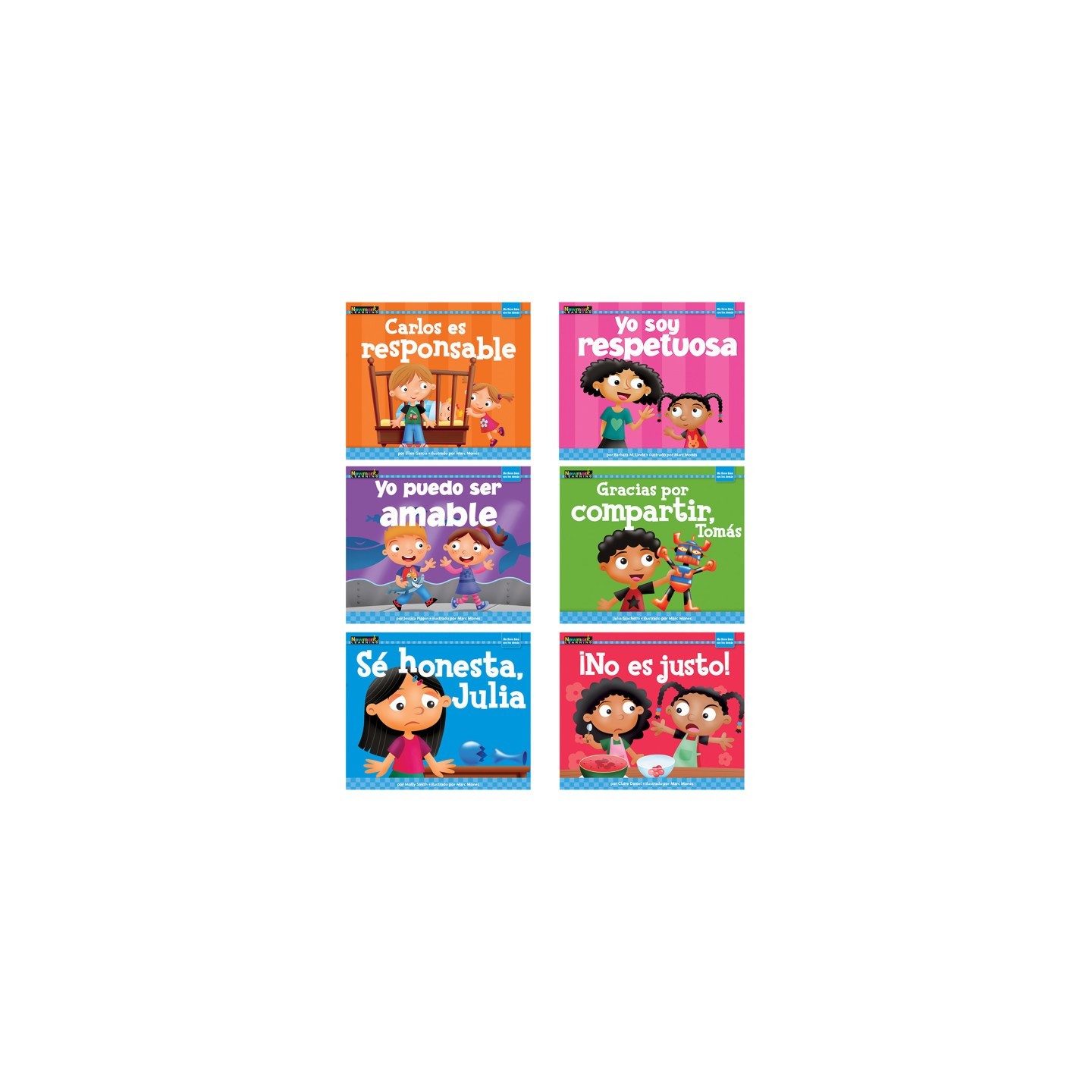 Newmark Learning MySELF Readers: I Get Along with Others, Small Book, Spanish, Set of 6