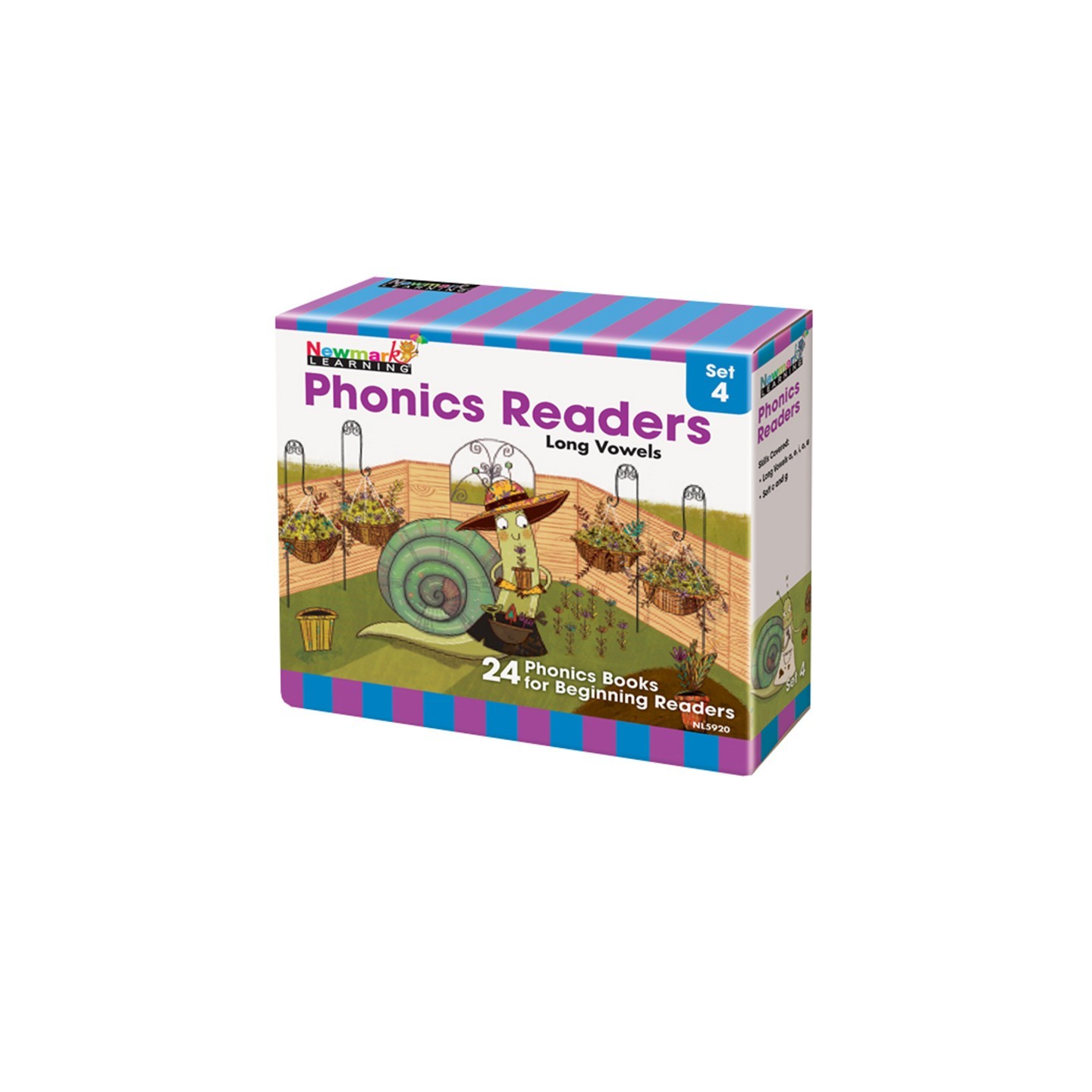 Newmark Learning Phonics Boxed Readers Set 4: Long Vowels