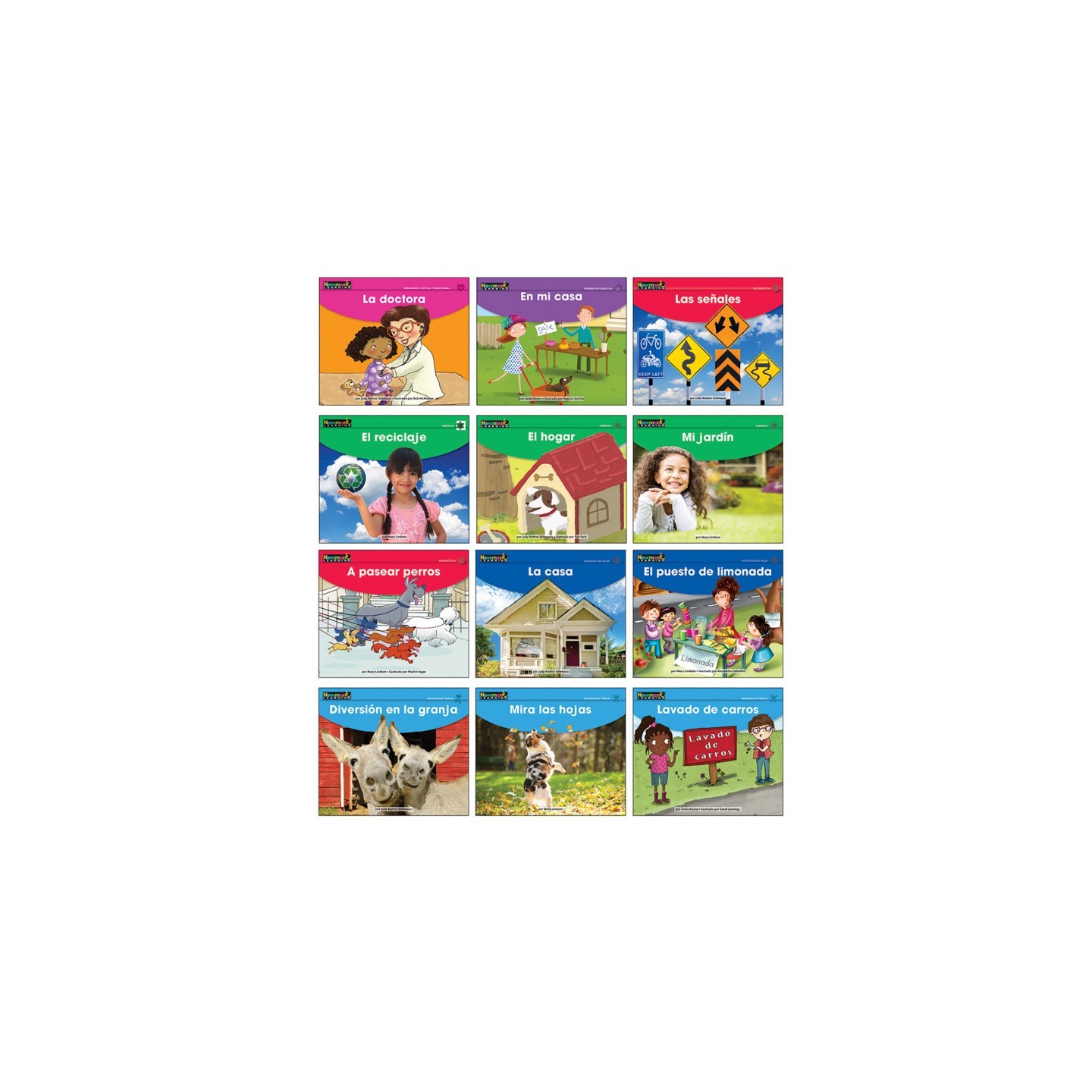 Newmark Learning Early Rising Readers My Neighborhood Theme Set, Spanish