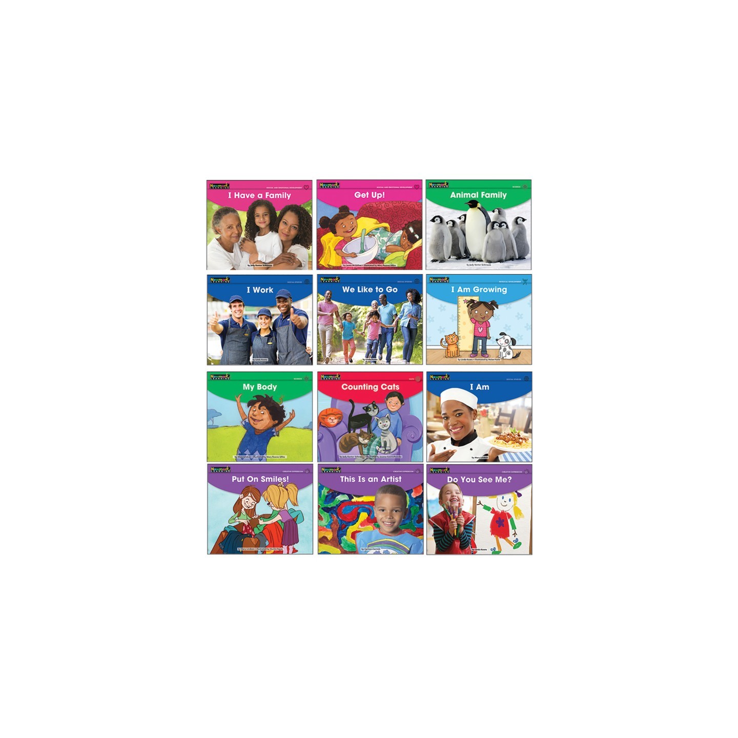 Newmark Learning Early Rising Readers MySelf and My Family Theme Set