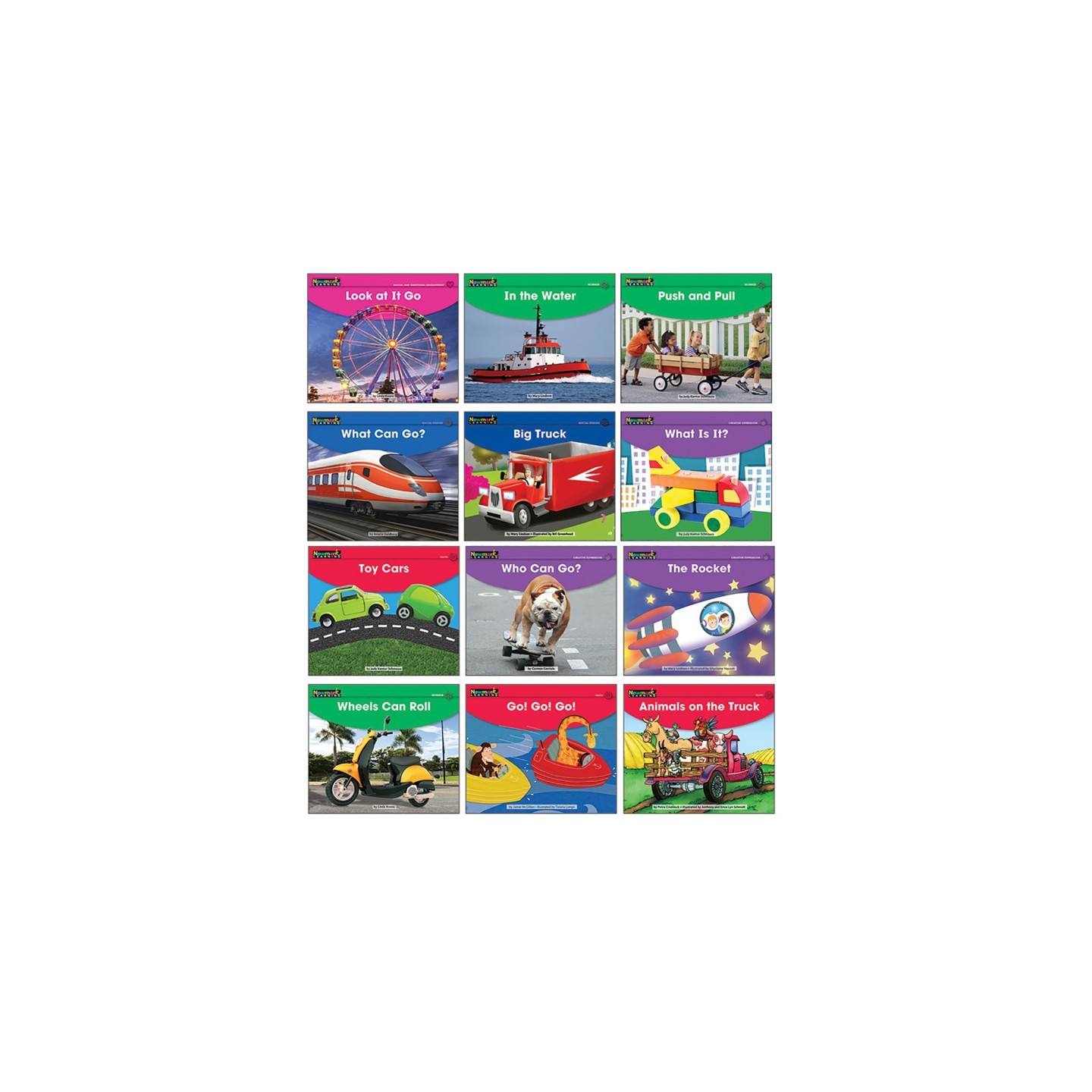 Newmark Learning Early Rising Readers Transportation Theme Set