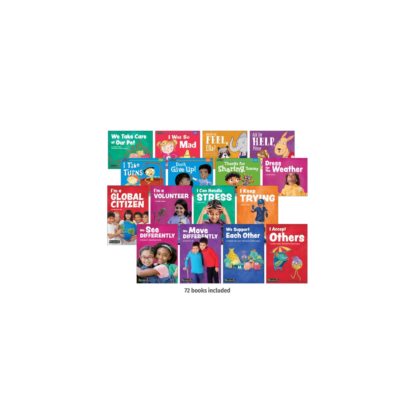 Newmark Learning MySELF Complete Single-Copy Small Book, Set of 72 Titles, Grades PK-2