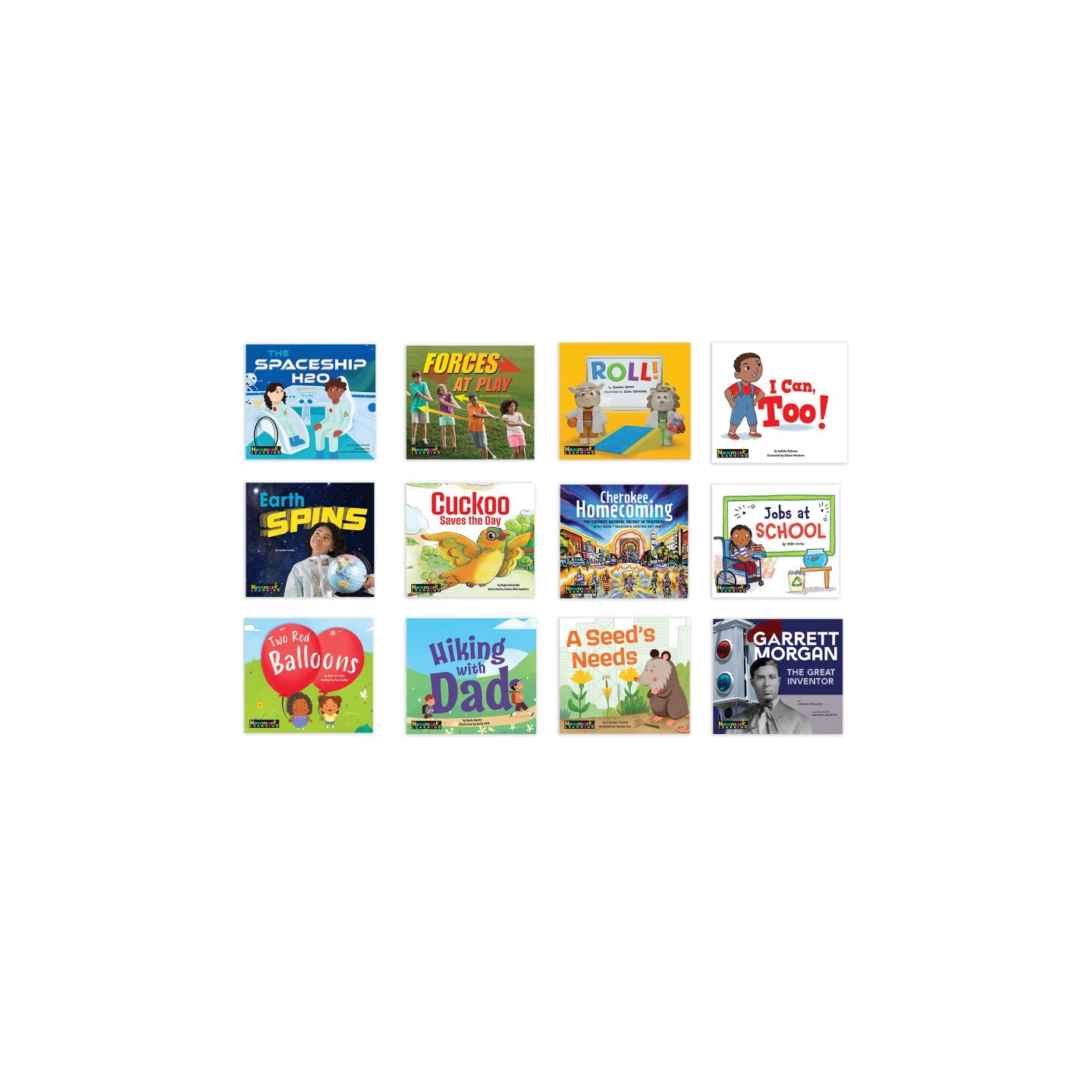 Newmark Learning Clear Windows Single Copy 12-Book Set, Grade K