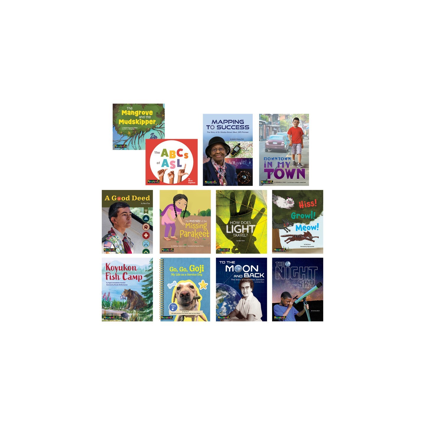 Newmark Learning Clear Windows Single Copy 12-Book Set, Grade 1